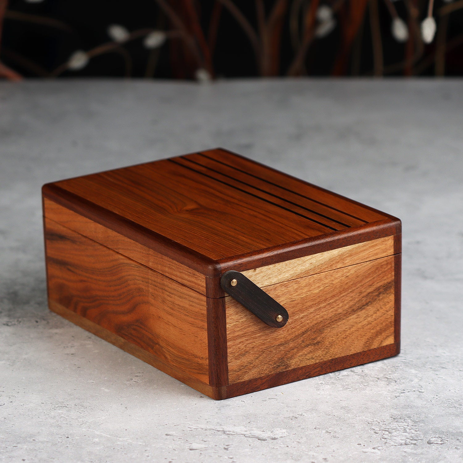 Keepsake Butternut Hinged Box