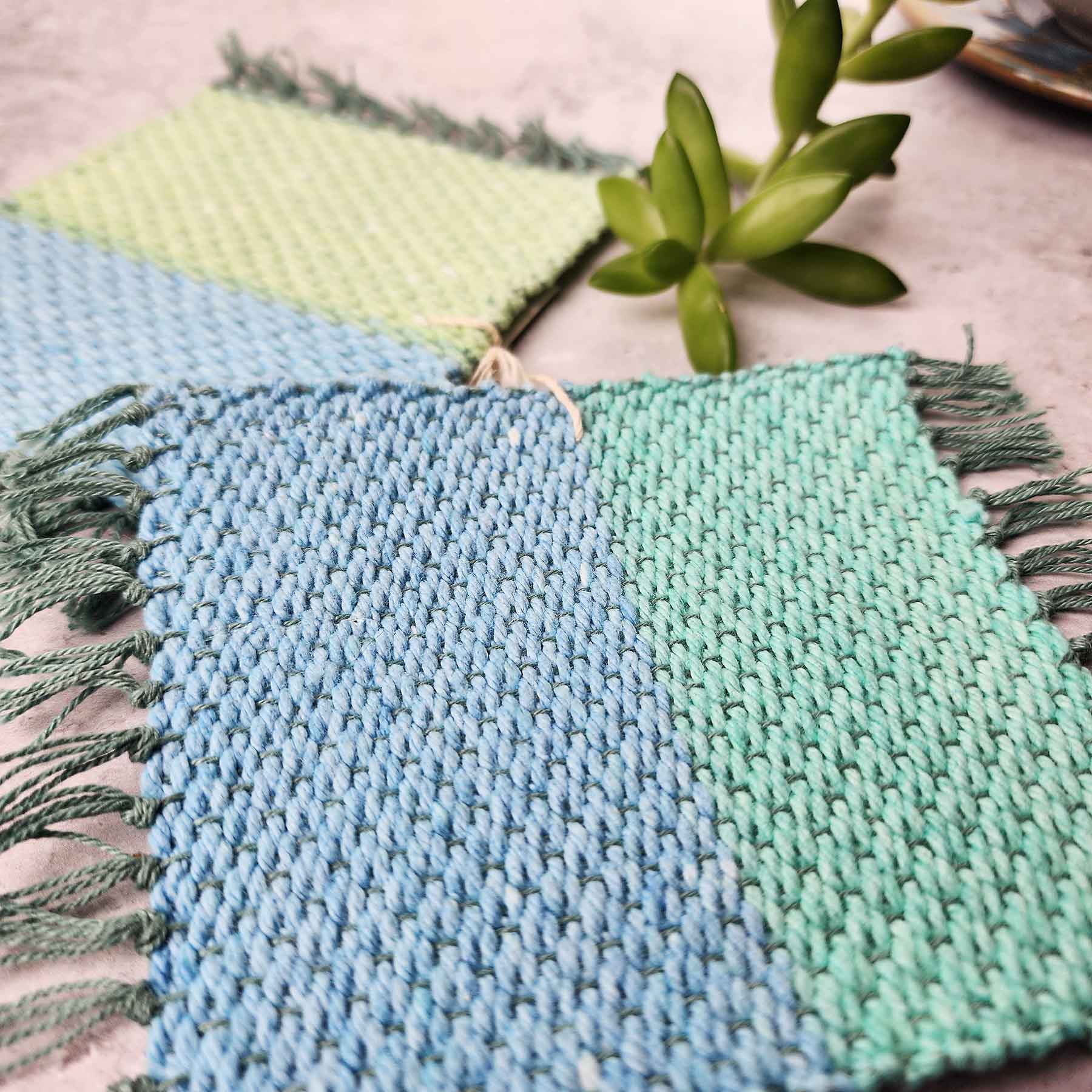 Woven Coaster Pair