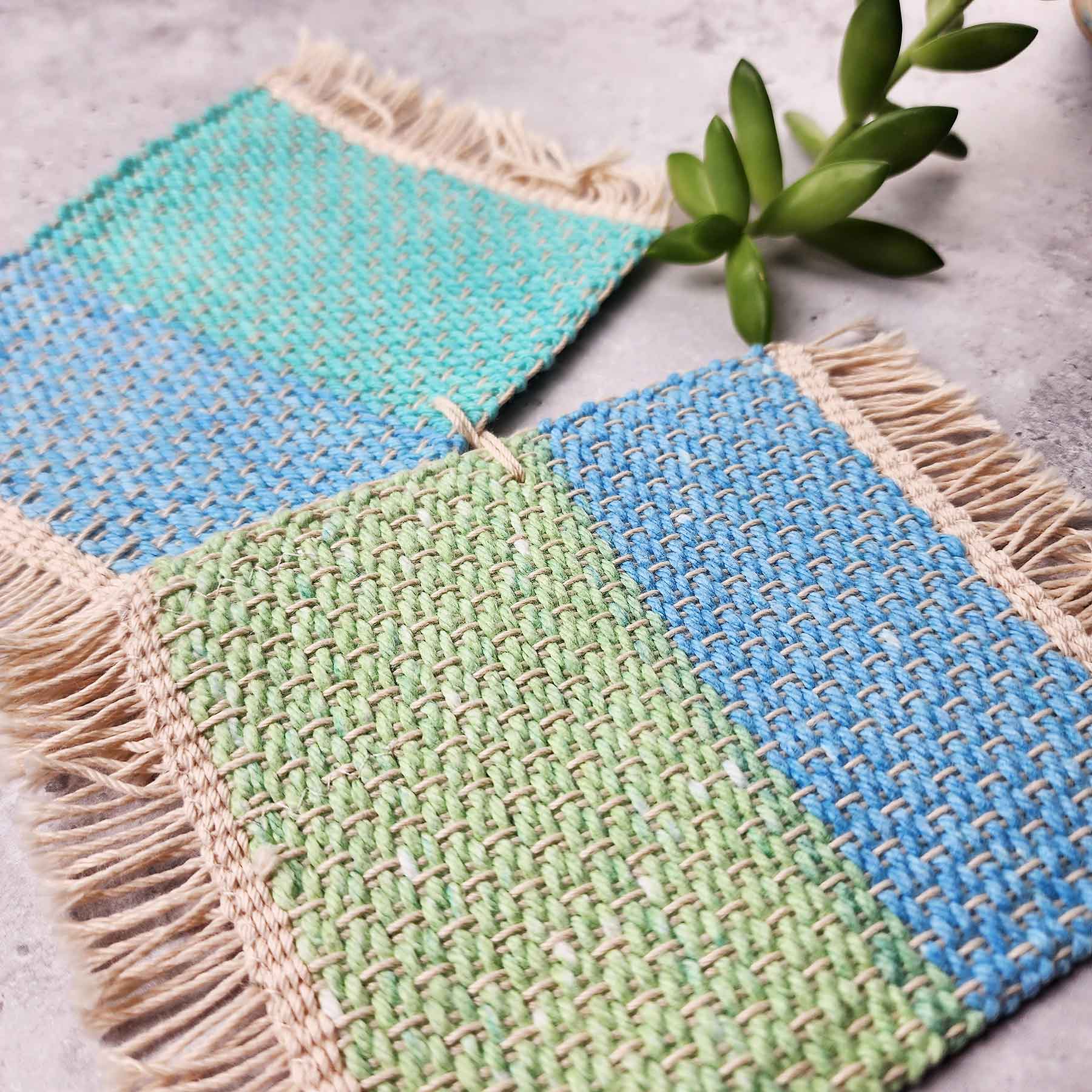 Woven Coaster Pair