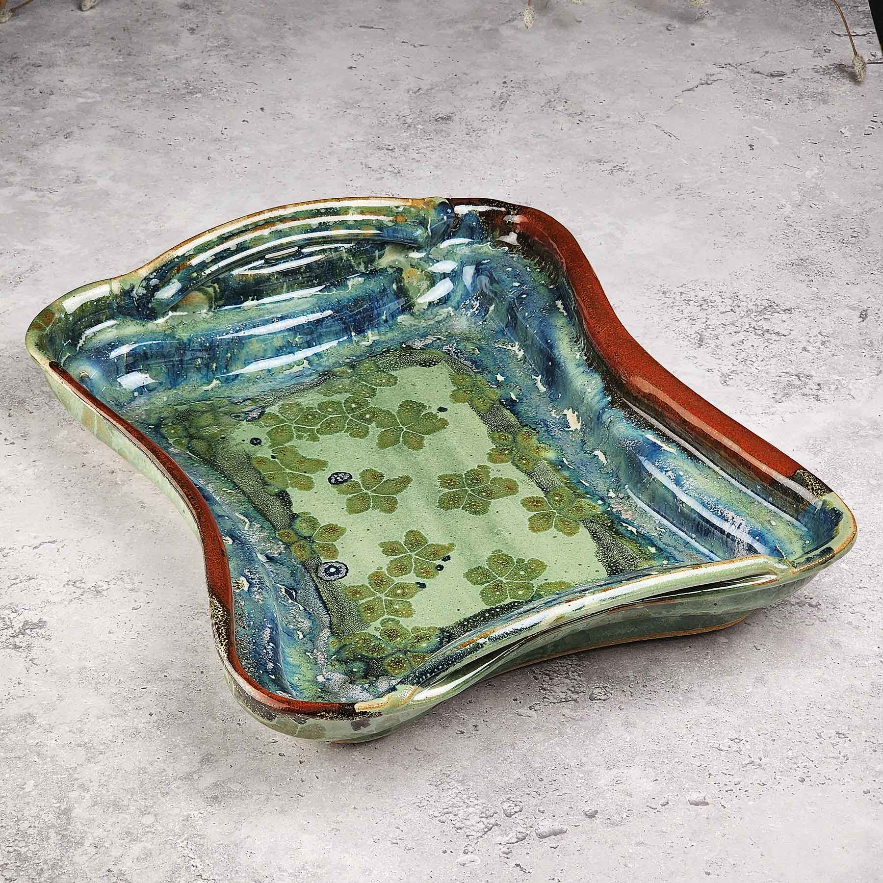 Rectangle Dish w/Handles