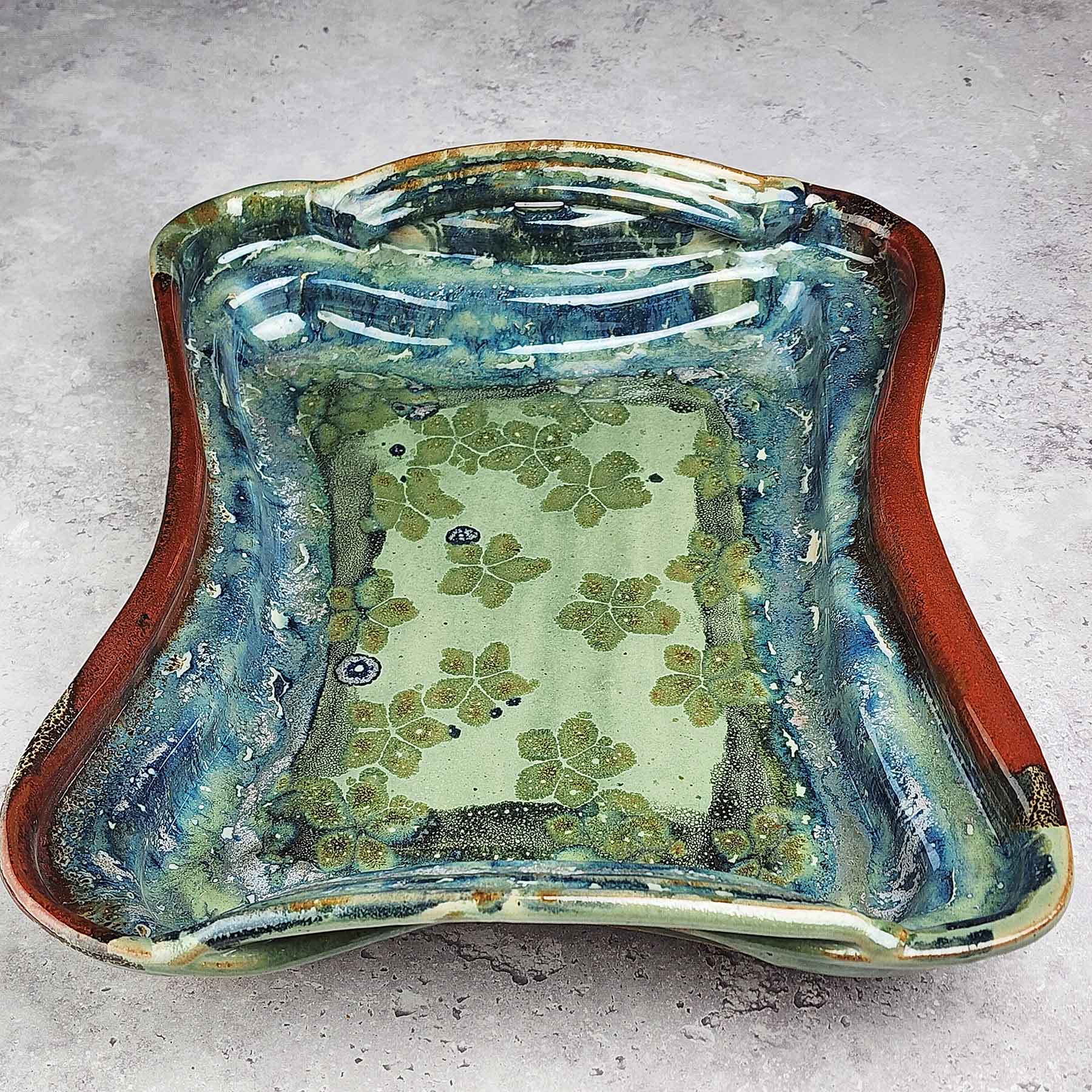 Rectangle Dish w/Handles