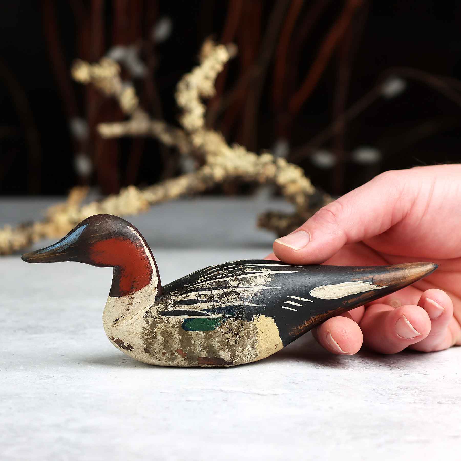 Mini Green-winged Teal Decoy