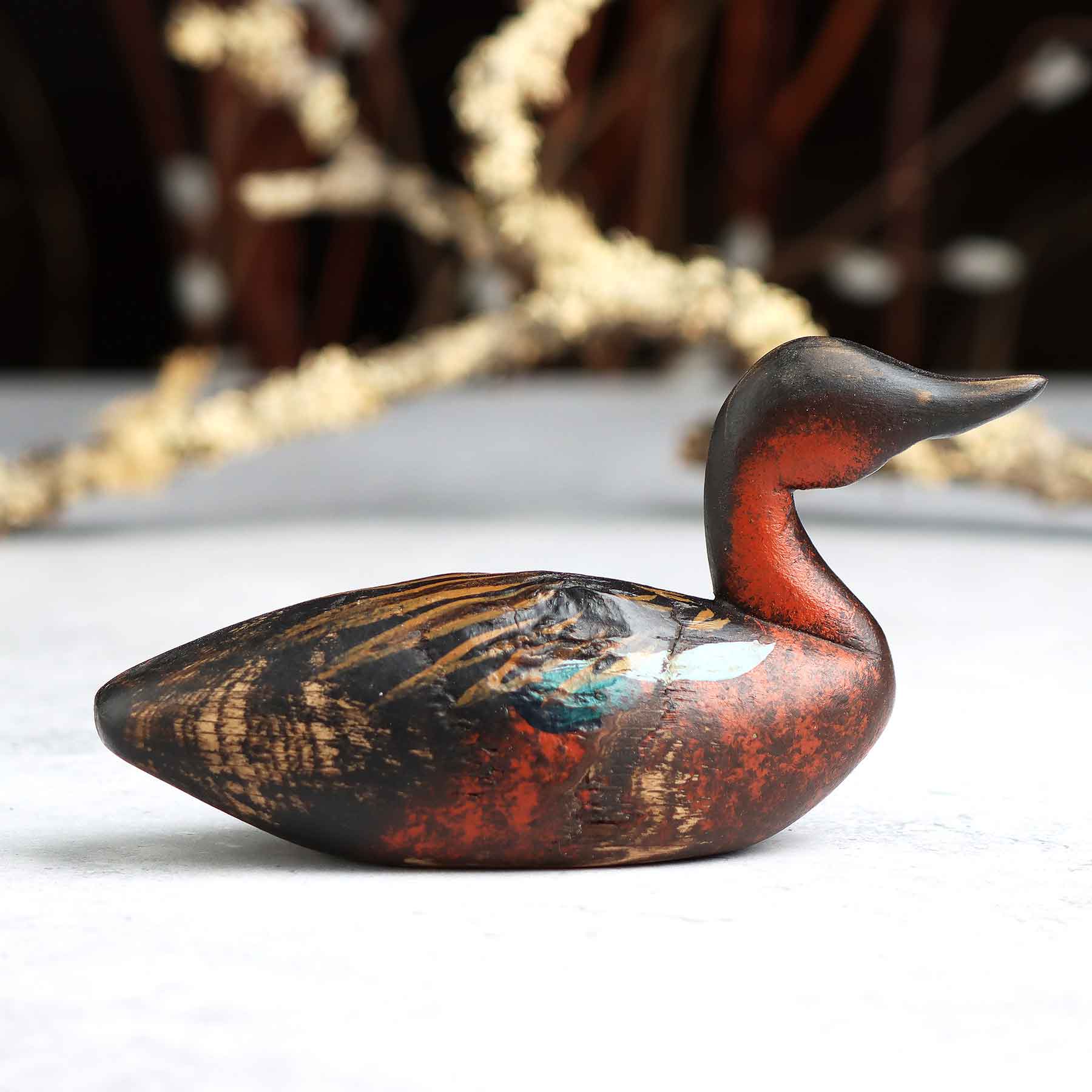 Mini Cinnamon Teal Decoy