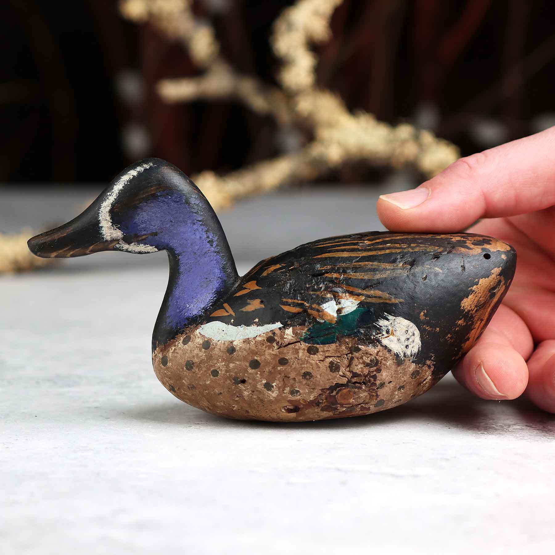 Mini Blue-winged Teal Decoy