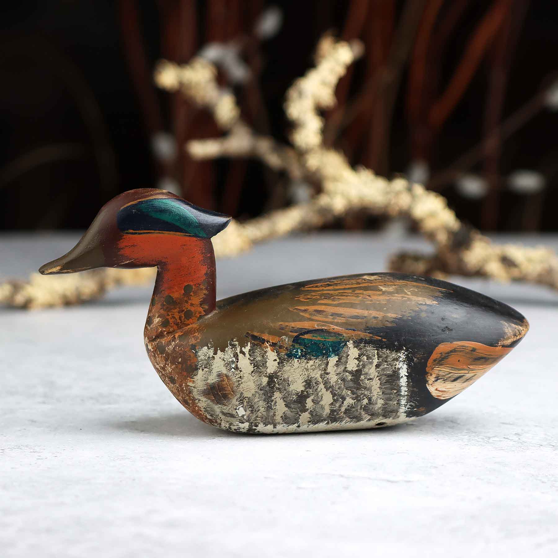 Mini Wood Duck Decoy