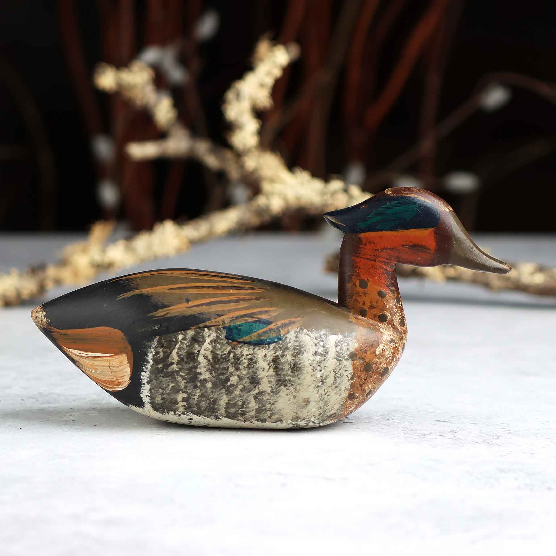 Mini Wood Duck Decoy