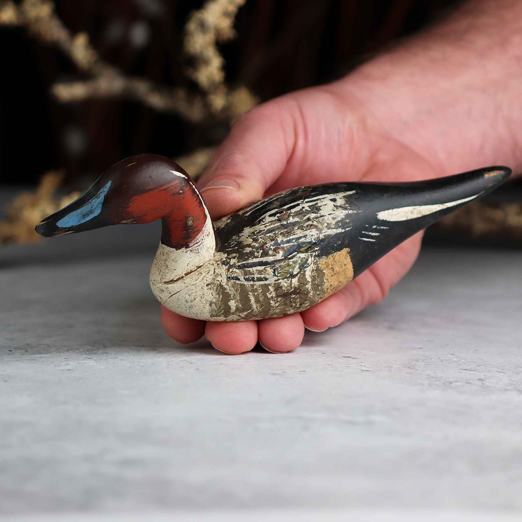 Mini Green-winged Teal Decoy