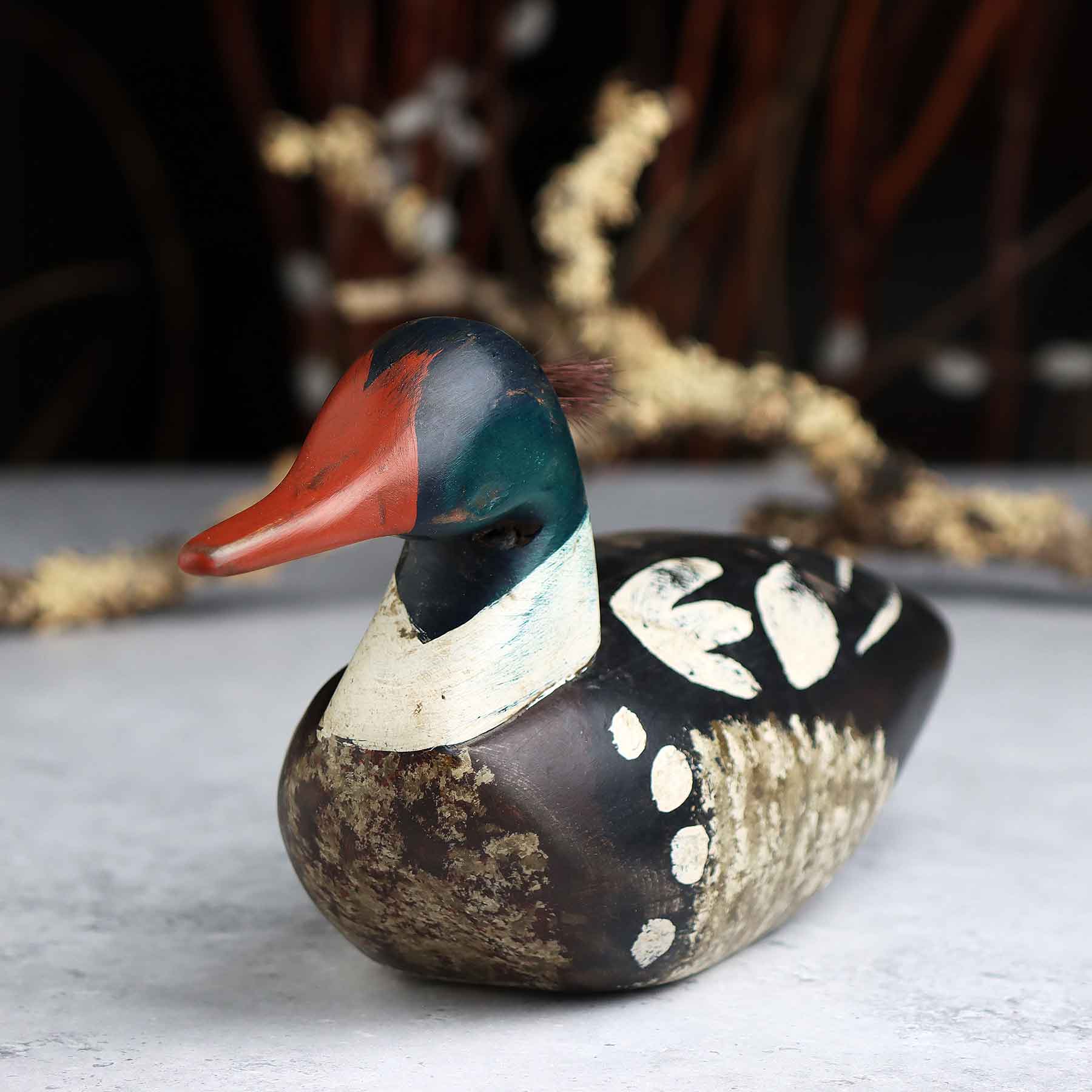 Merganser Decoy in Cedar