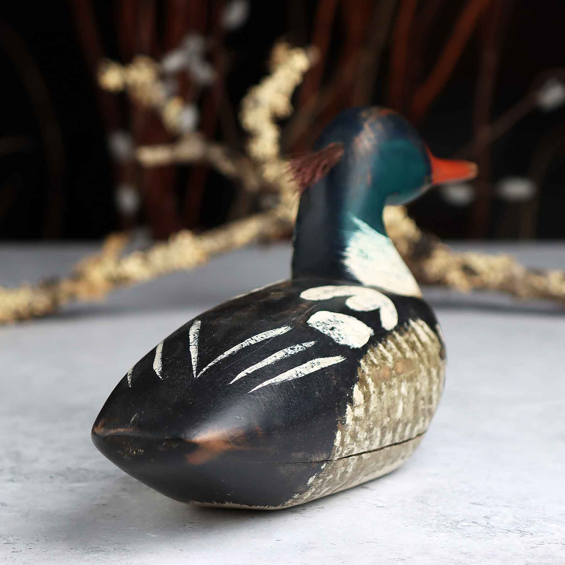 Merganser Decoy in Cedar