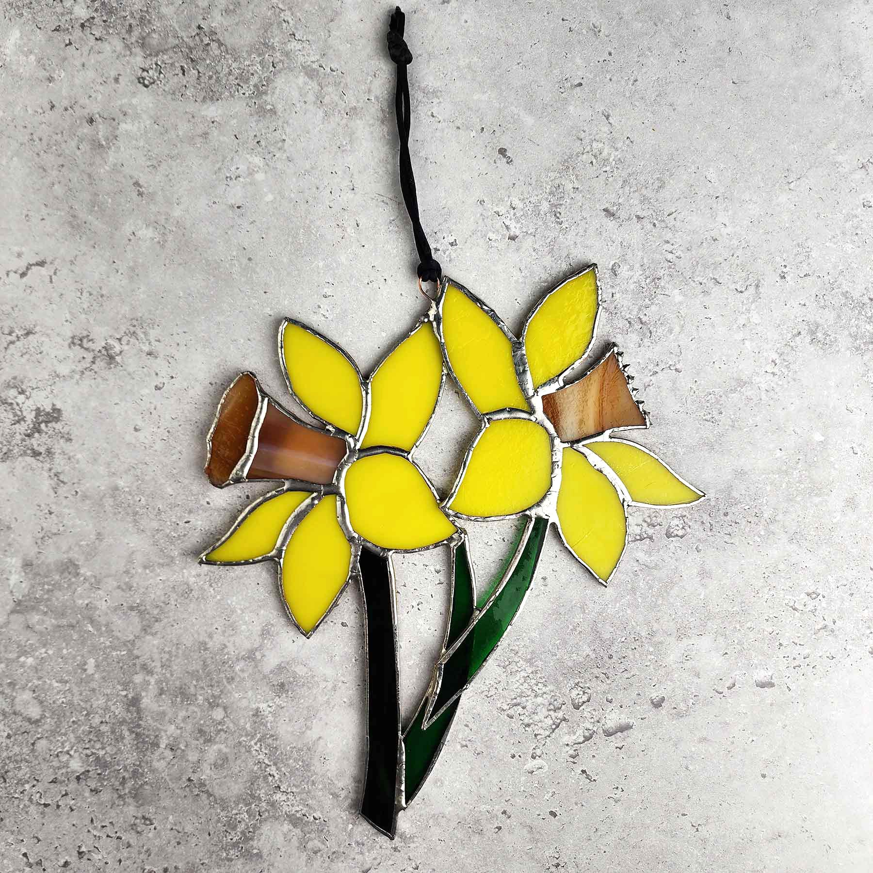 Stained Glass Daffodils