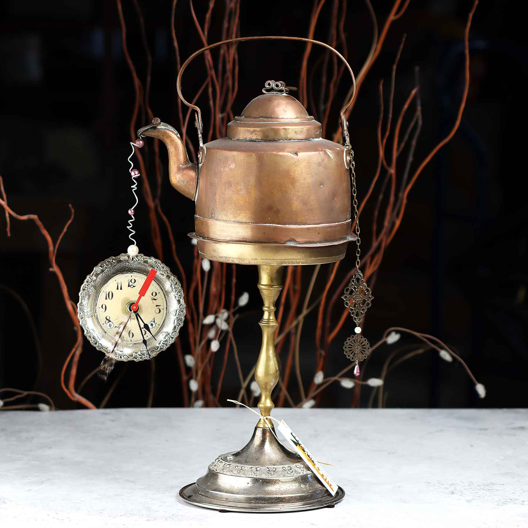 Gilbert's Copper Teapot Clock