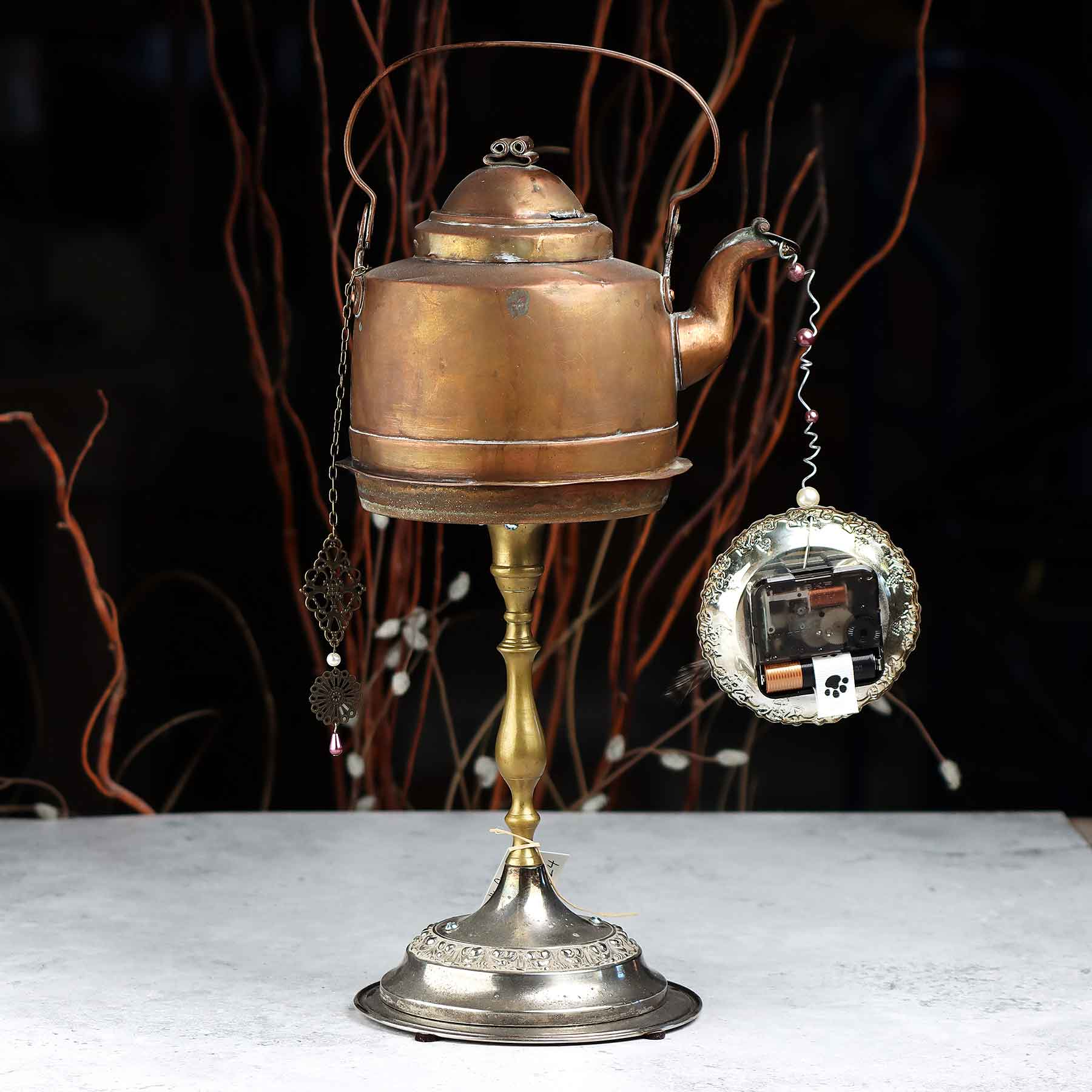 Gilbert's Copper Teapot Clock