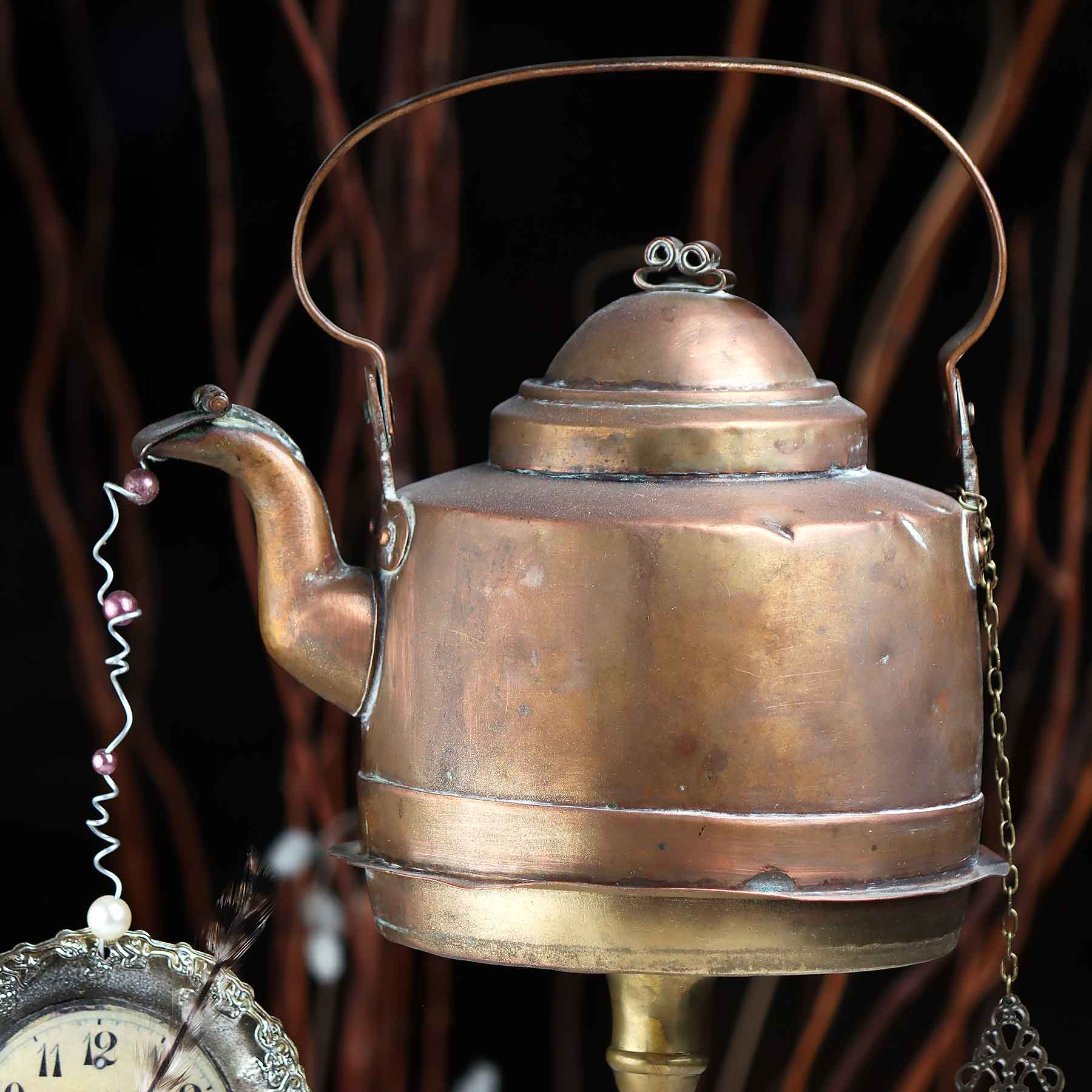 Gilbert's Copper Teapot Clock