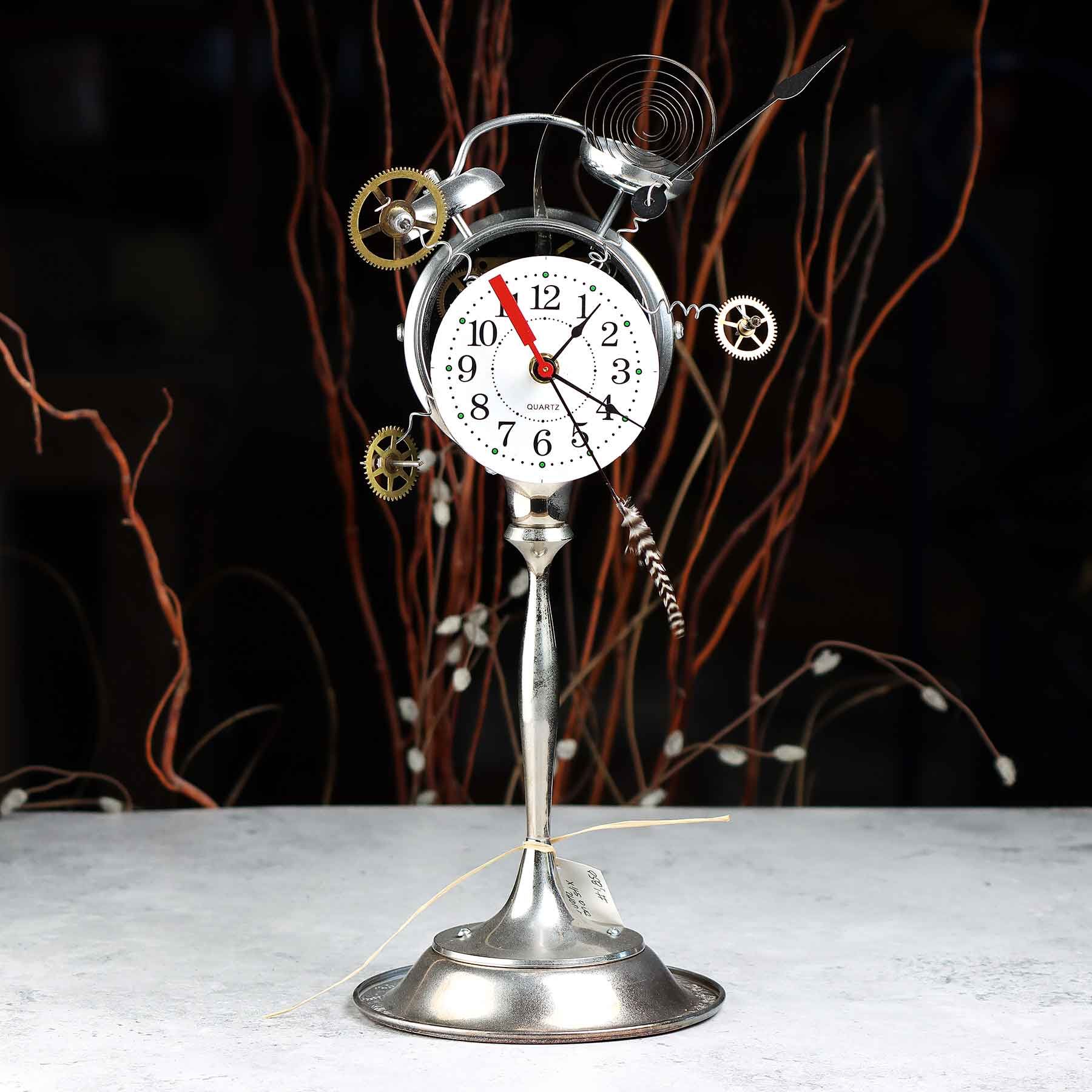 Quartz On A Stix Clock