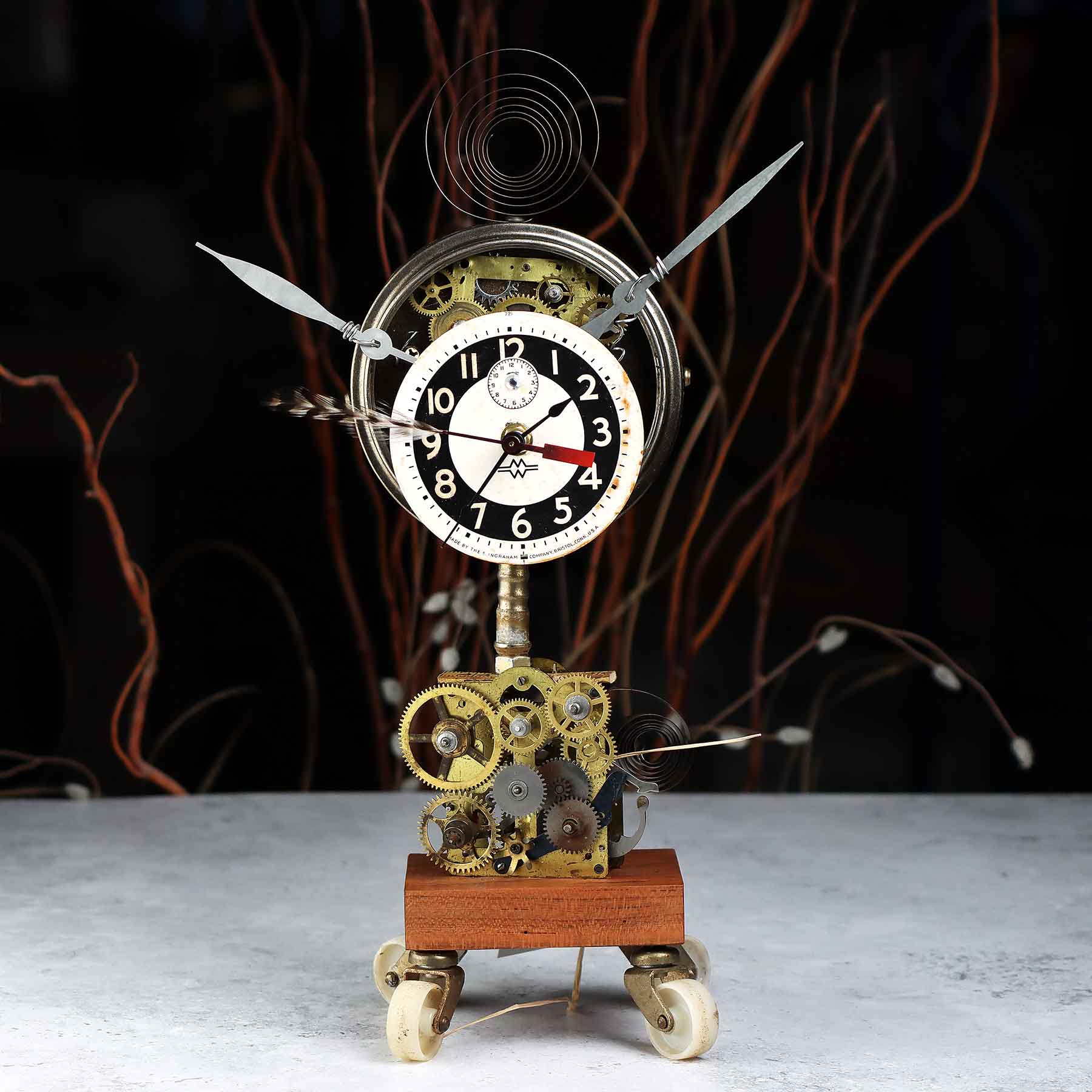 Mini Gear Box Clock