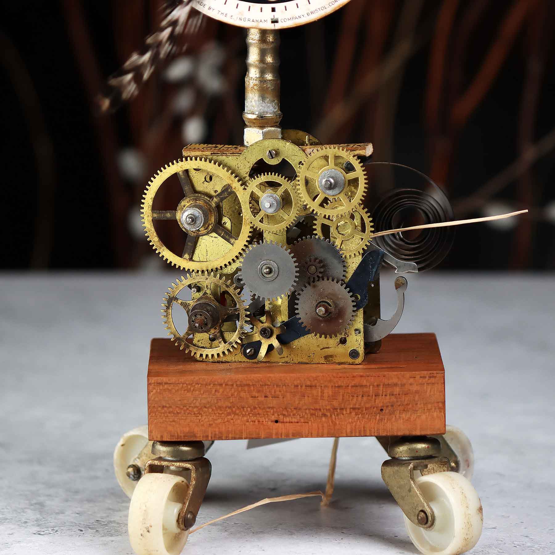 Mini Gear Box Clock