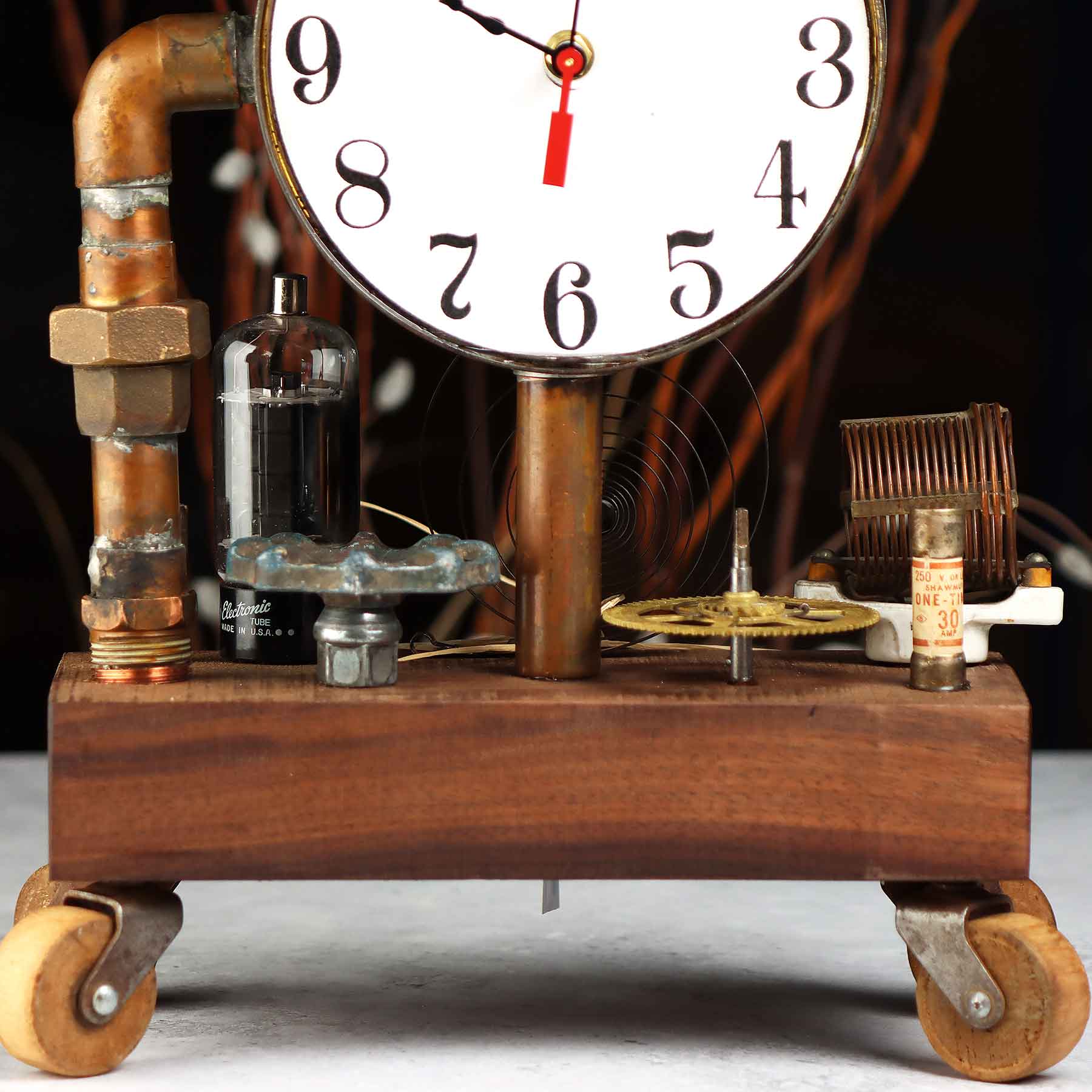 One-time Radio Tube Clock