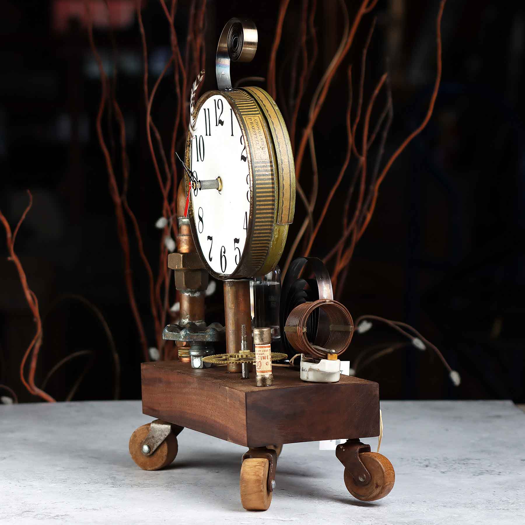 One-time Radio Tube Clock