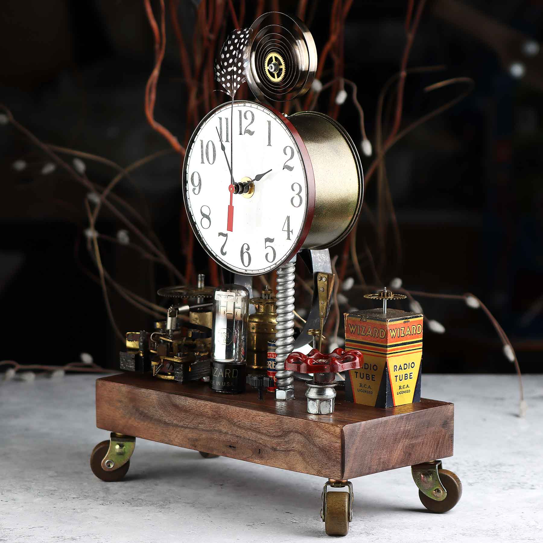 Wizard Radio Tube Clock Wizard Radio Tube Clock