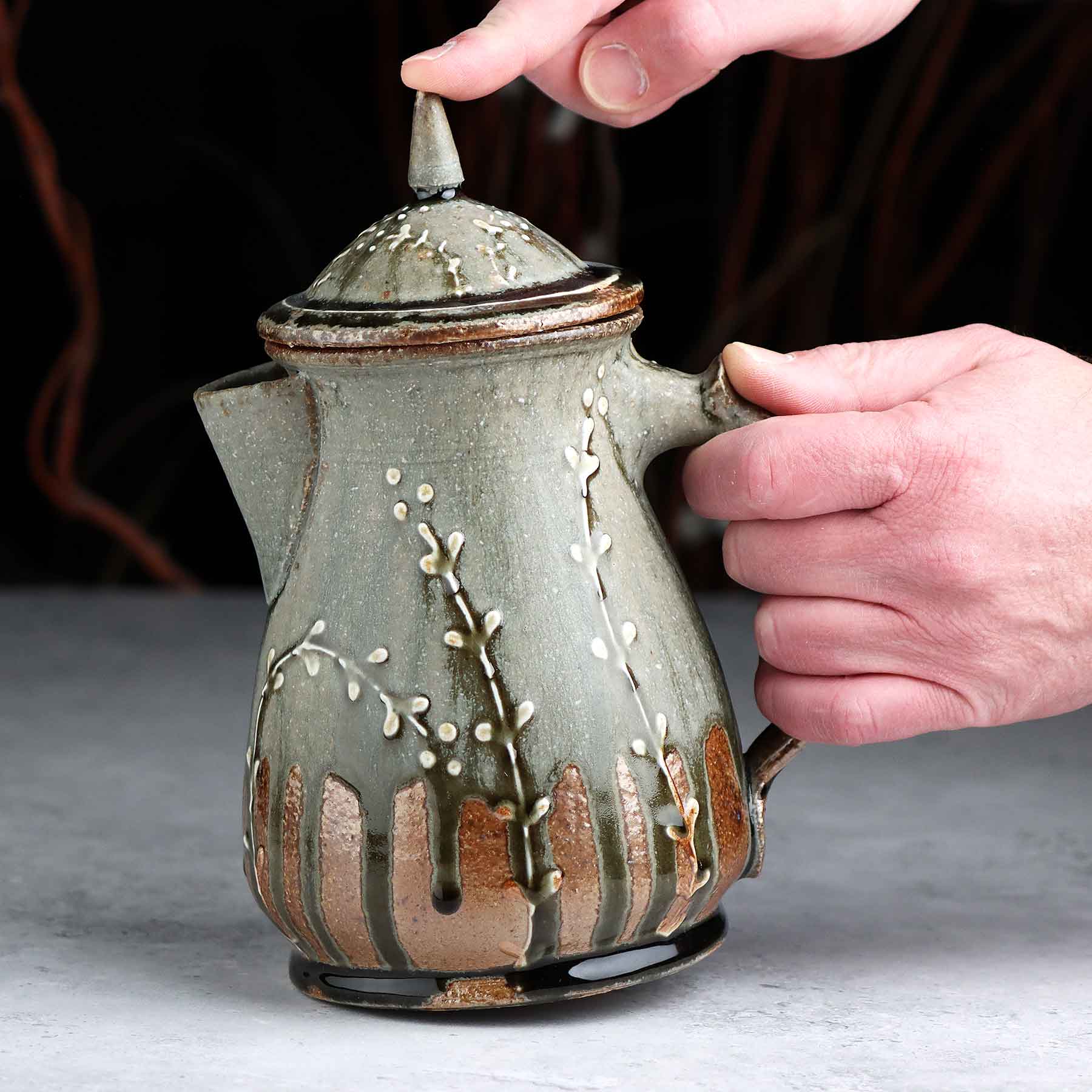 Salt-glazed Teapot