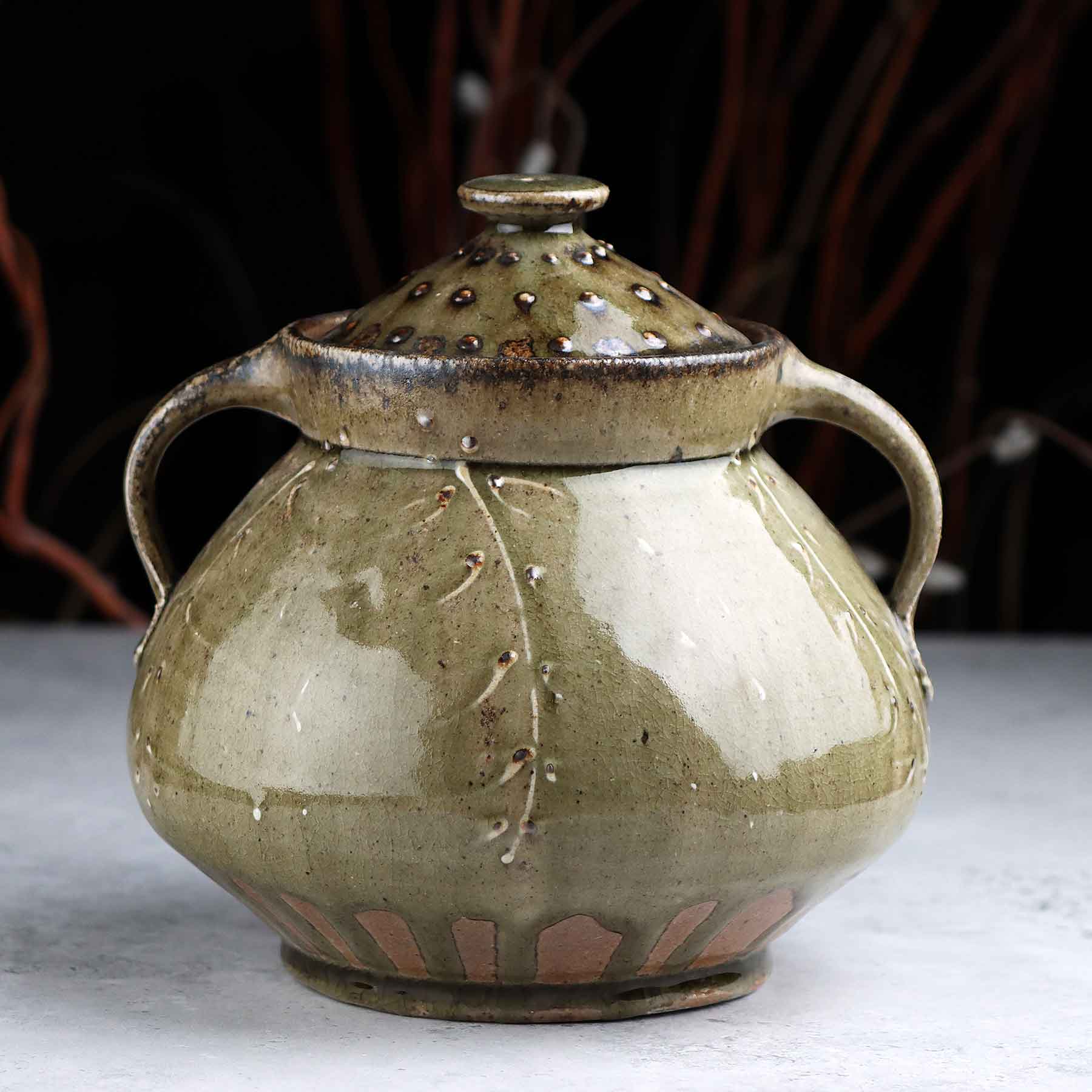 Wood-fired Lidded Jar