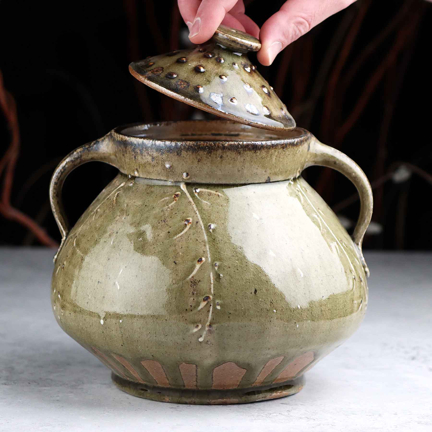 Wood-fired Lidded Jar