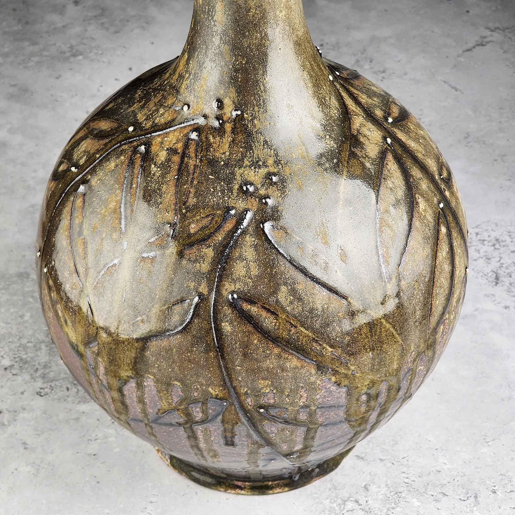 Wood-fired Bottle-neck Vase