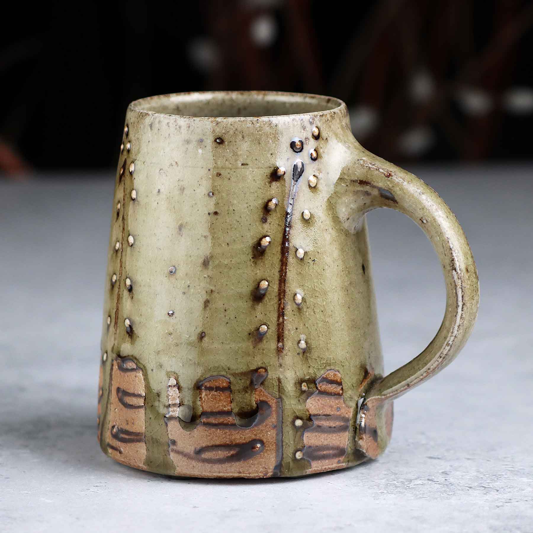 Wood-fired Salt-glazed Mug