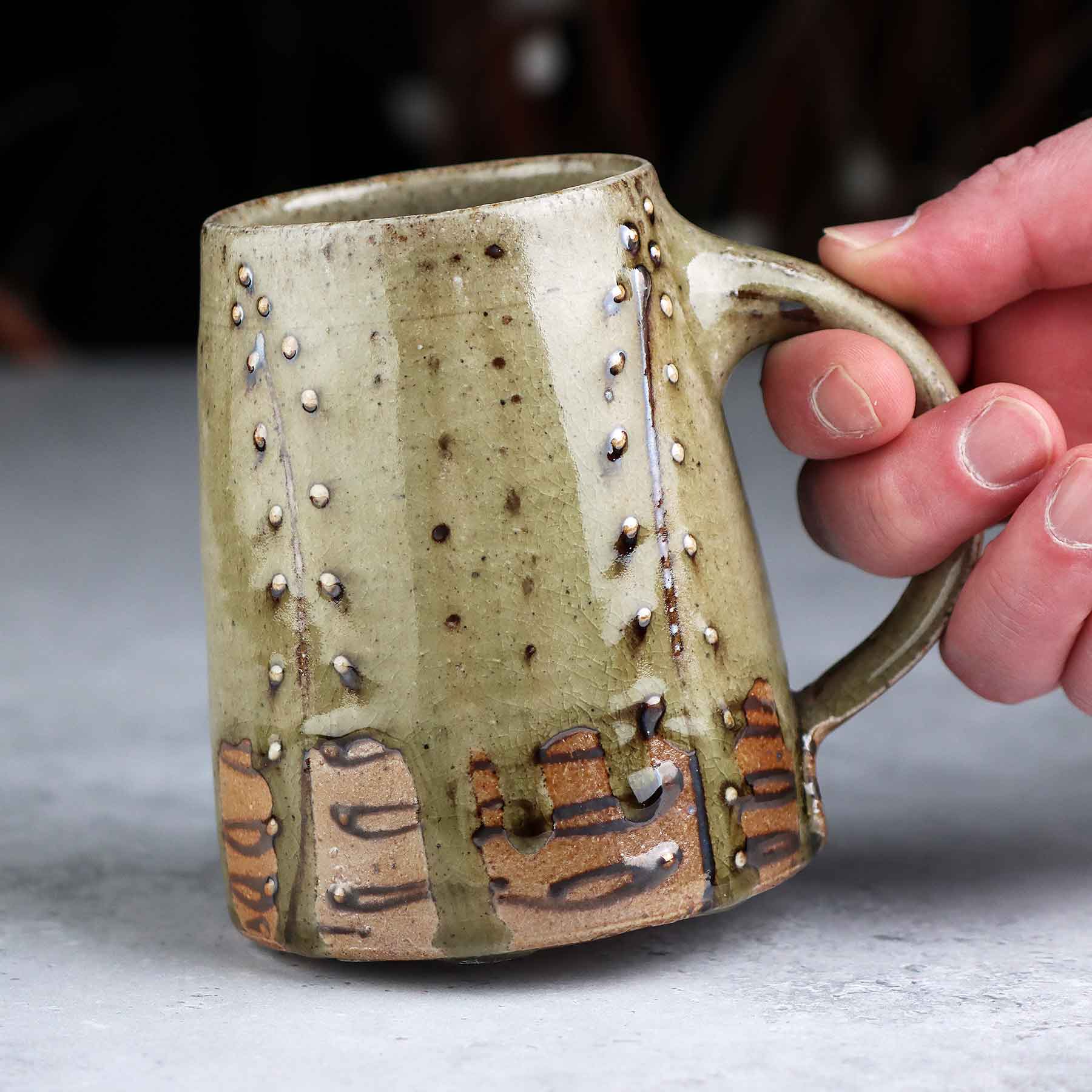 Wood-fired Salt-glazed Mug