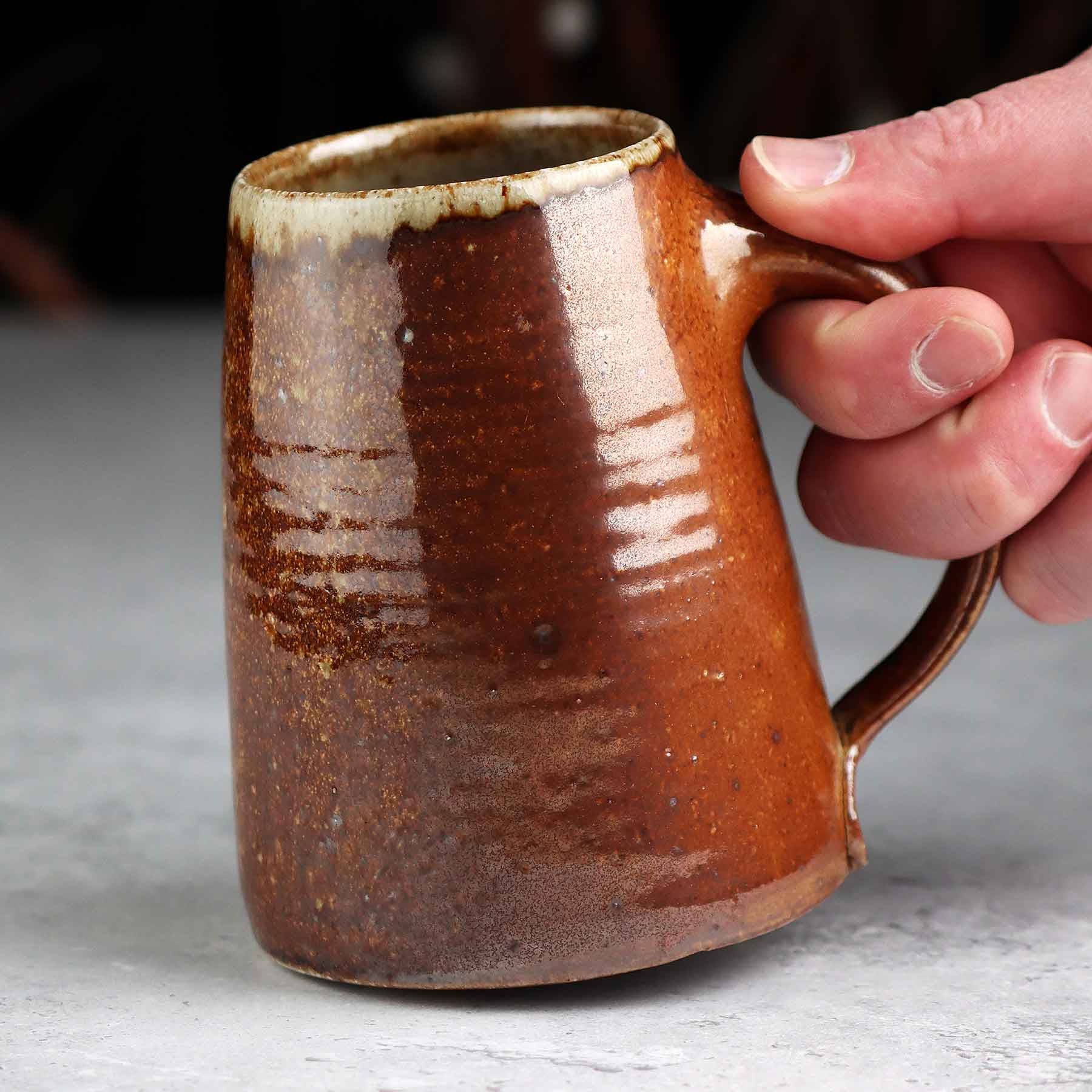 Wood-fired Salt-glazed Mug