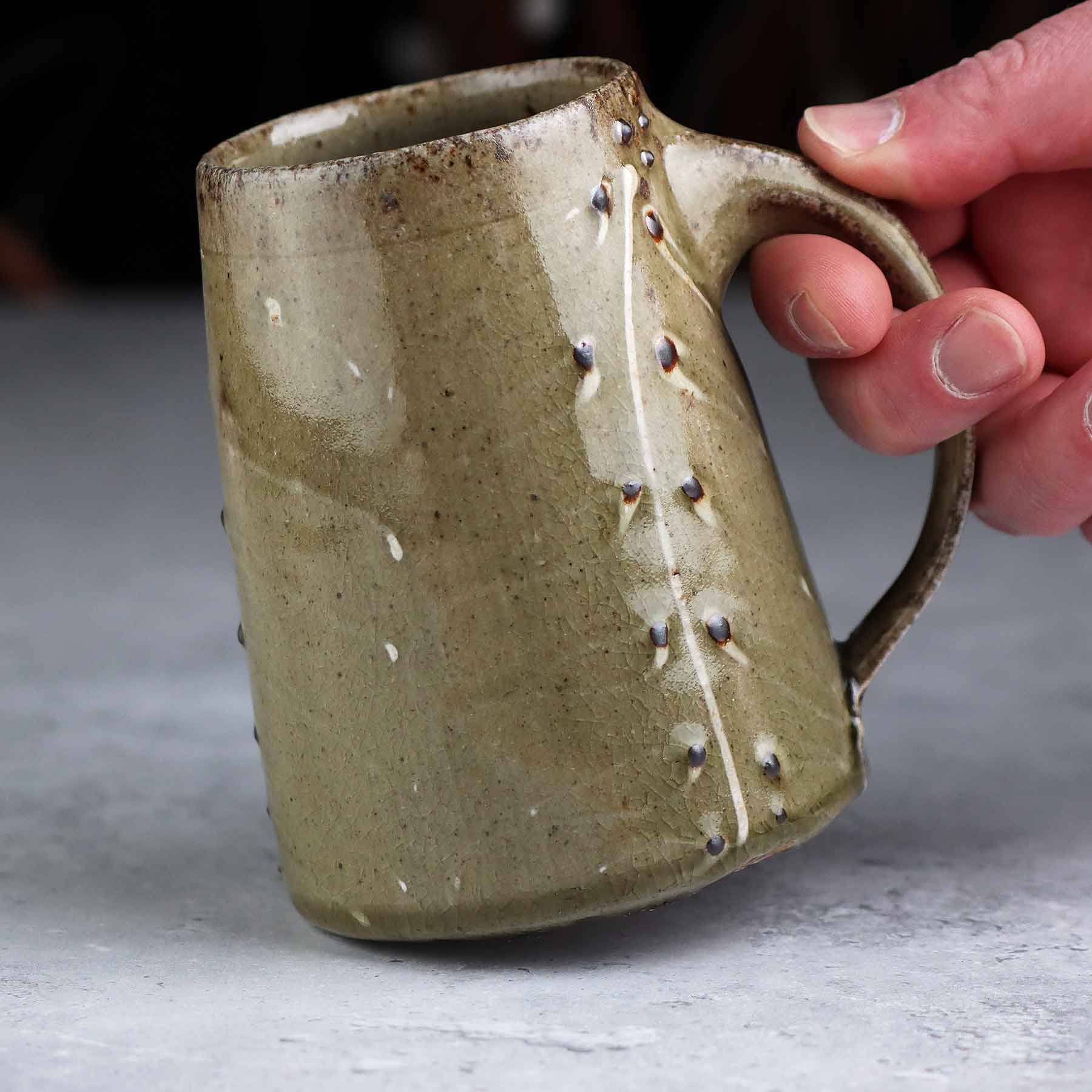 Wood-fired Salt-glazed Mug