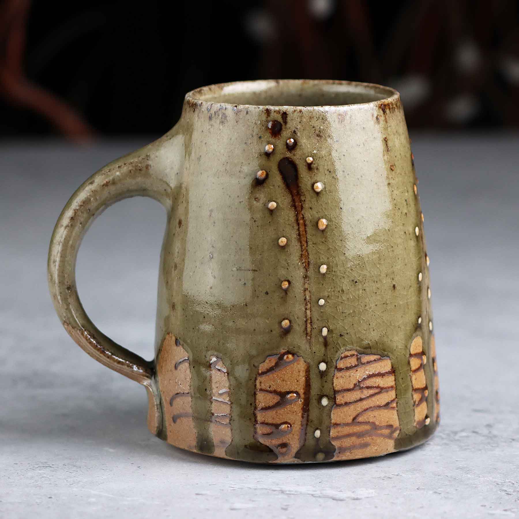 Wood-fired Salt-glazed Mug