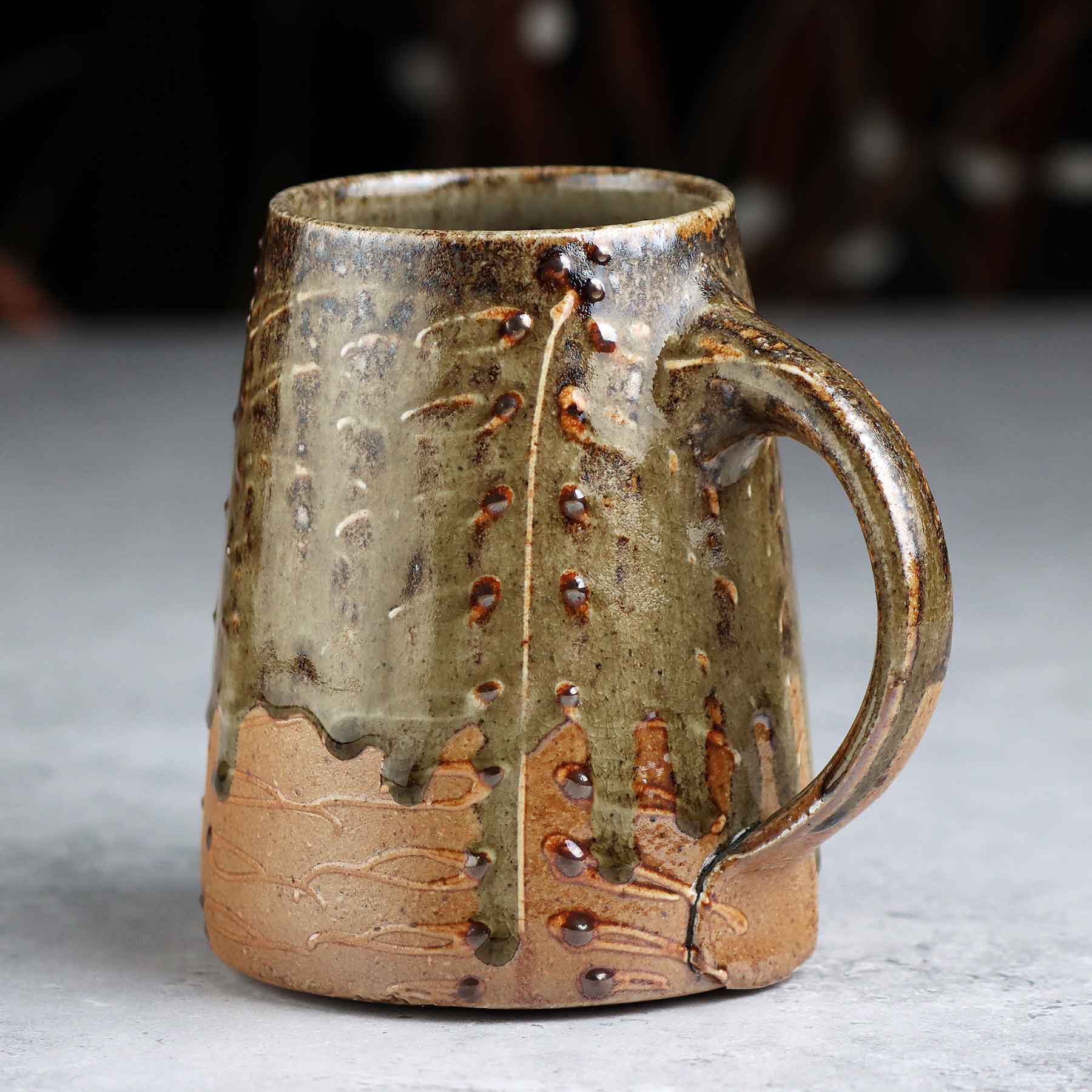 Wood-fired Salt-glazed Mug