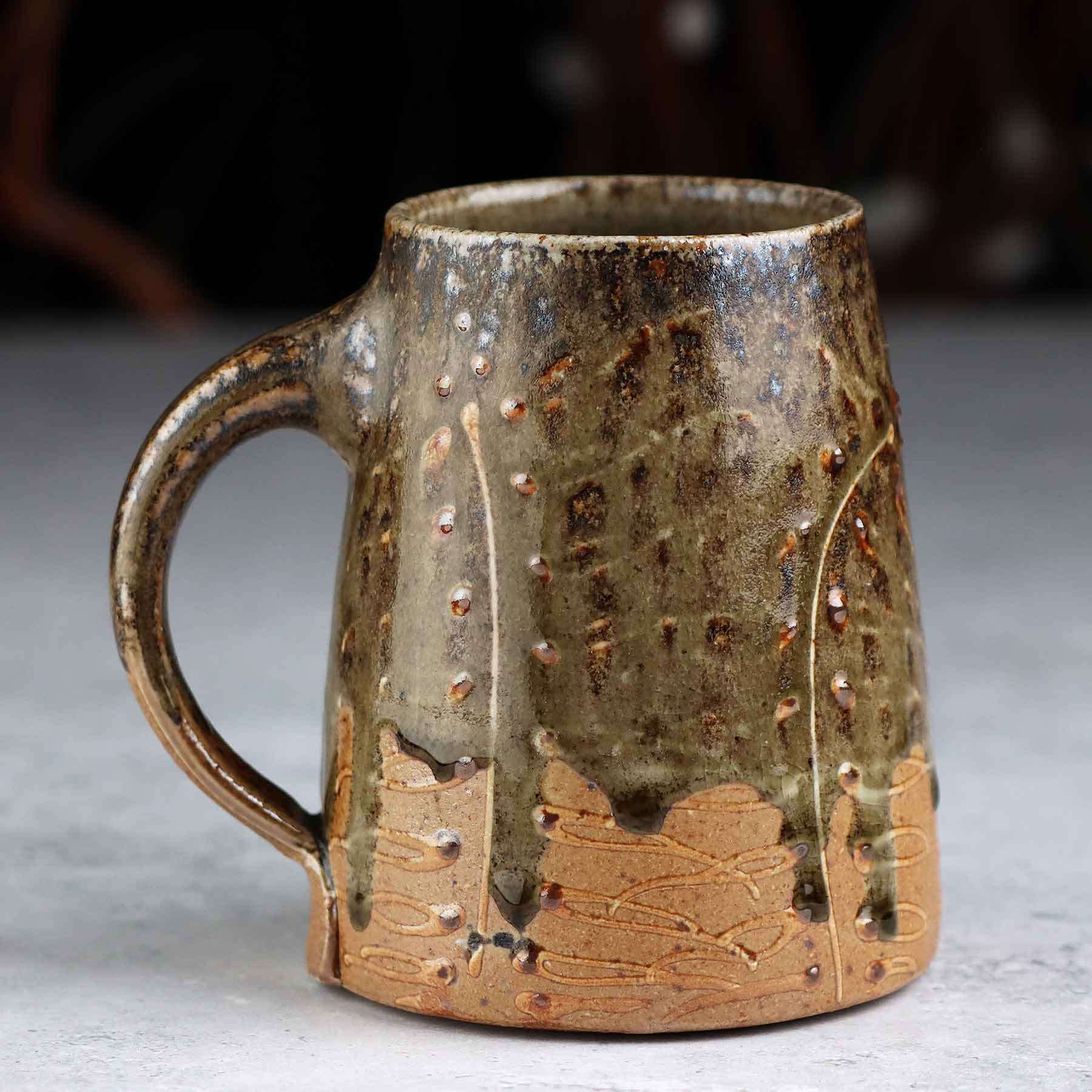 Wood-fired Salt-glazed Mug