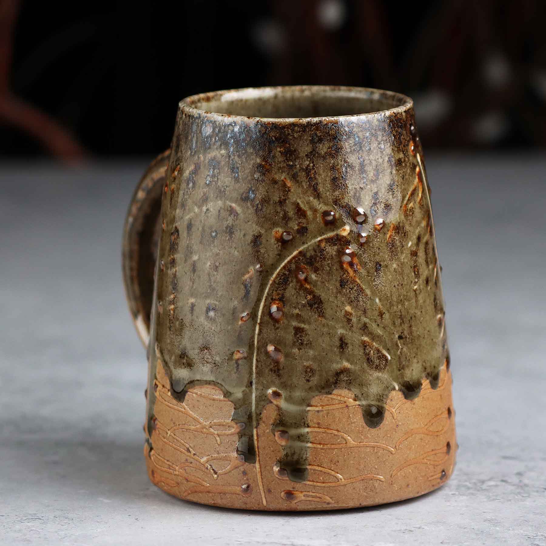 Wood-fired Salt-glazed Mug