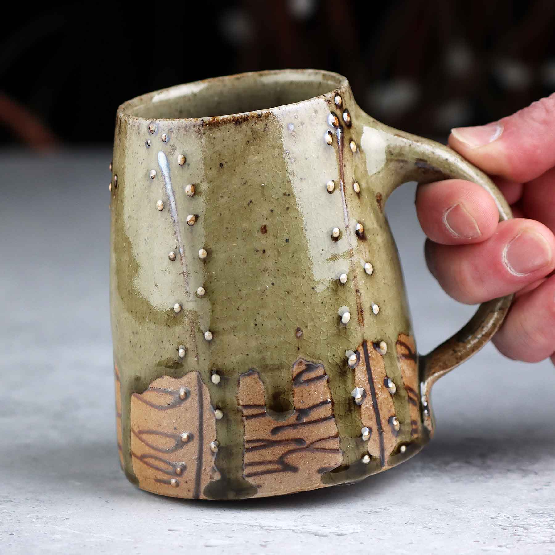 Wood-fired Salt-glazed Mug