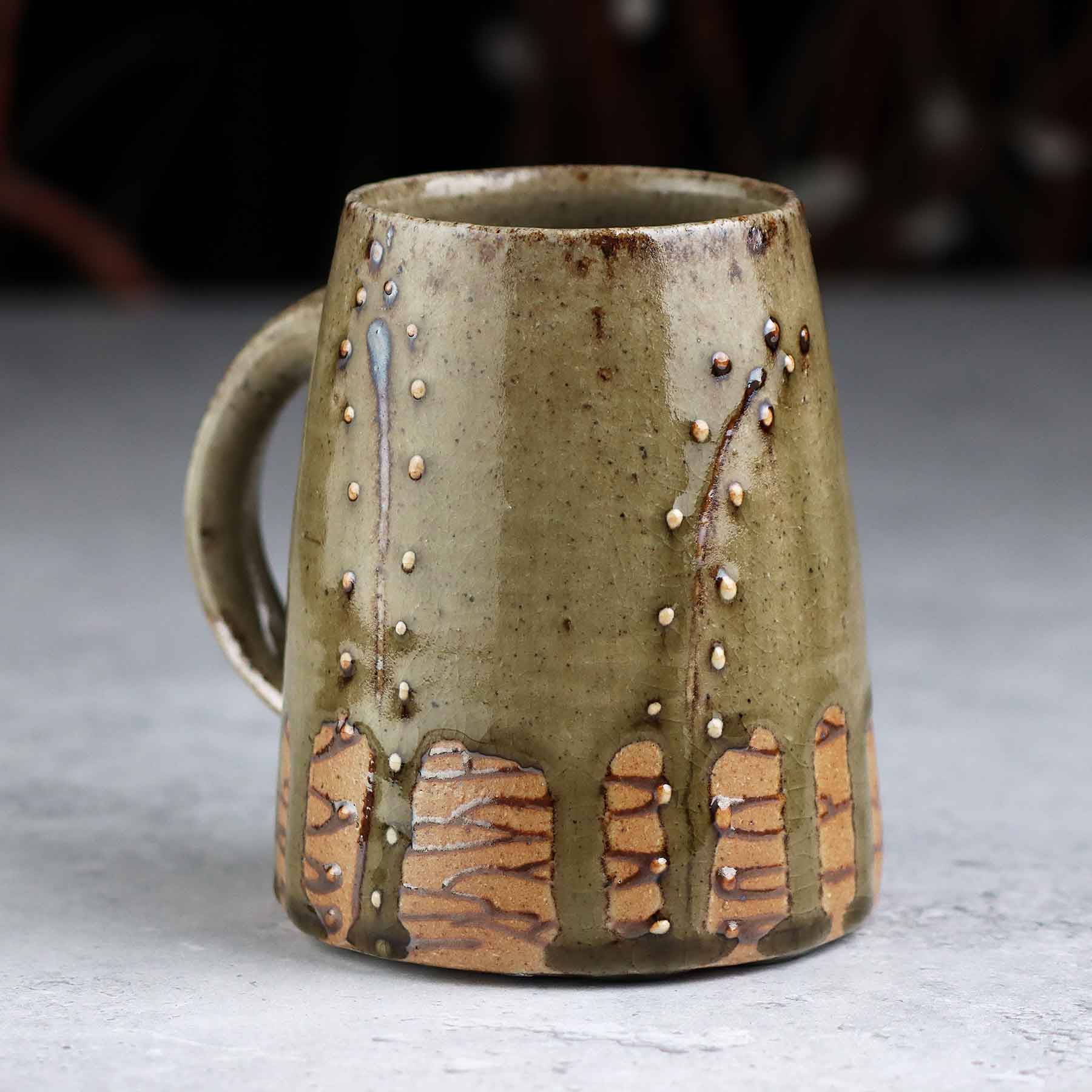 Wood-fired Salt-glazed Mug