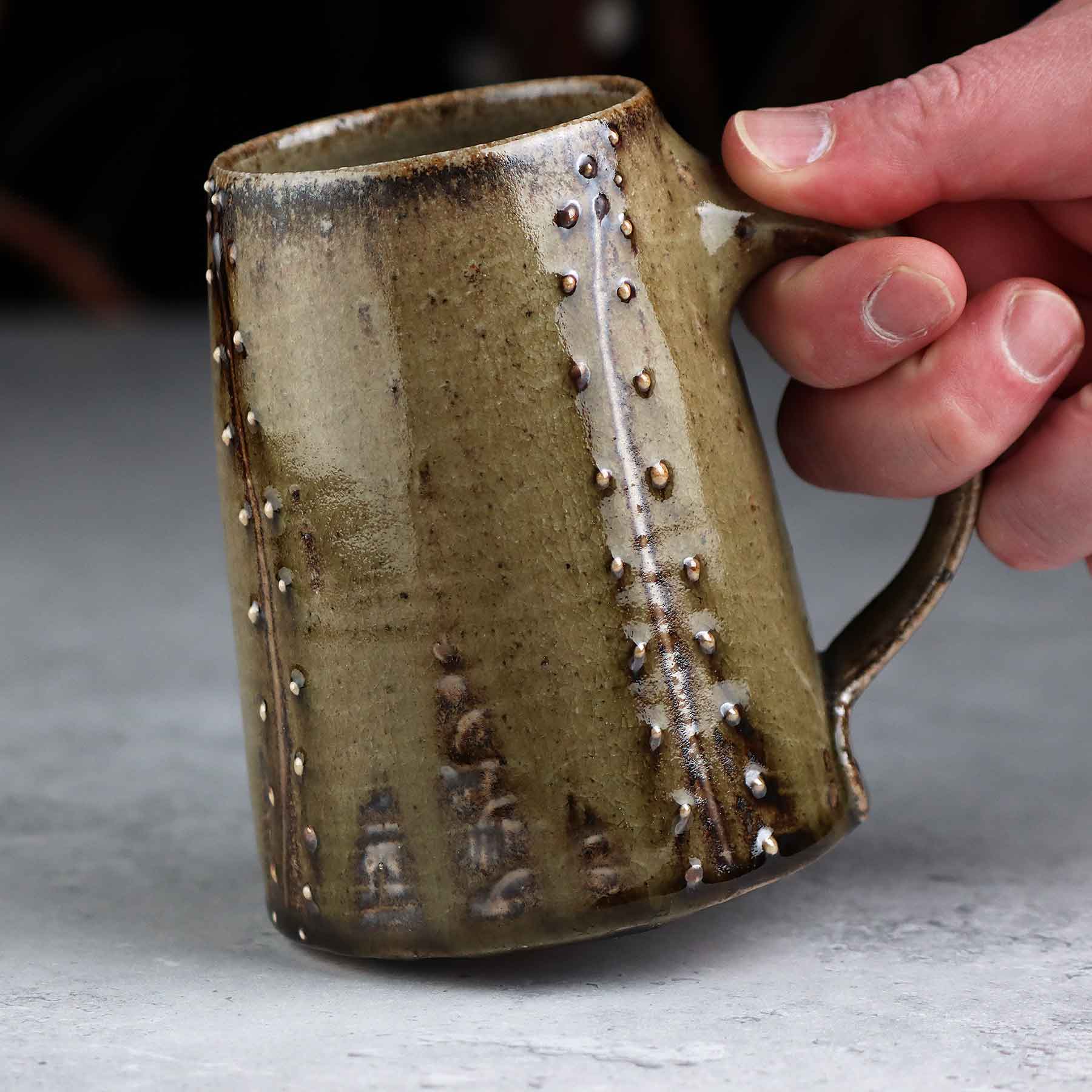 Wood-fired Salt-glazed Mug