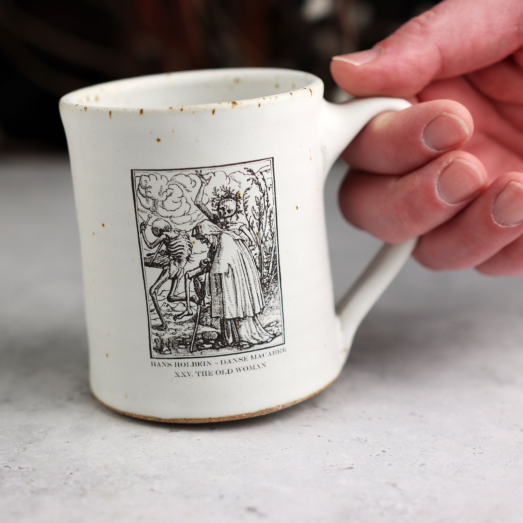 Holbein Mug XXV: The Old Woman