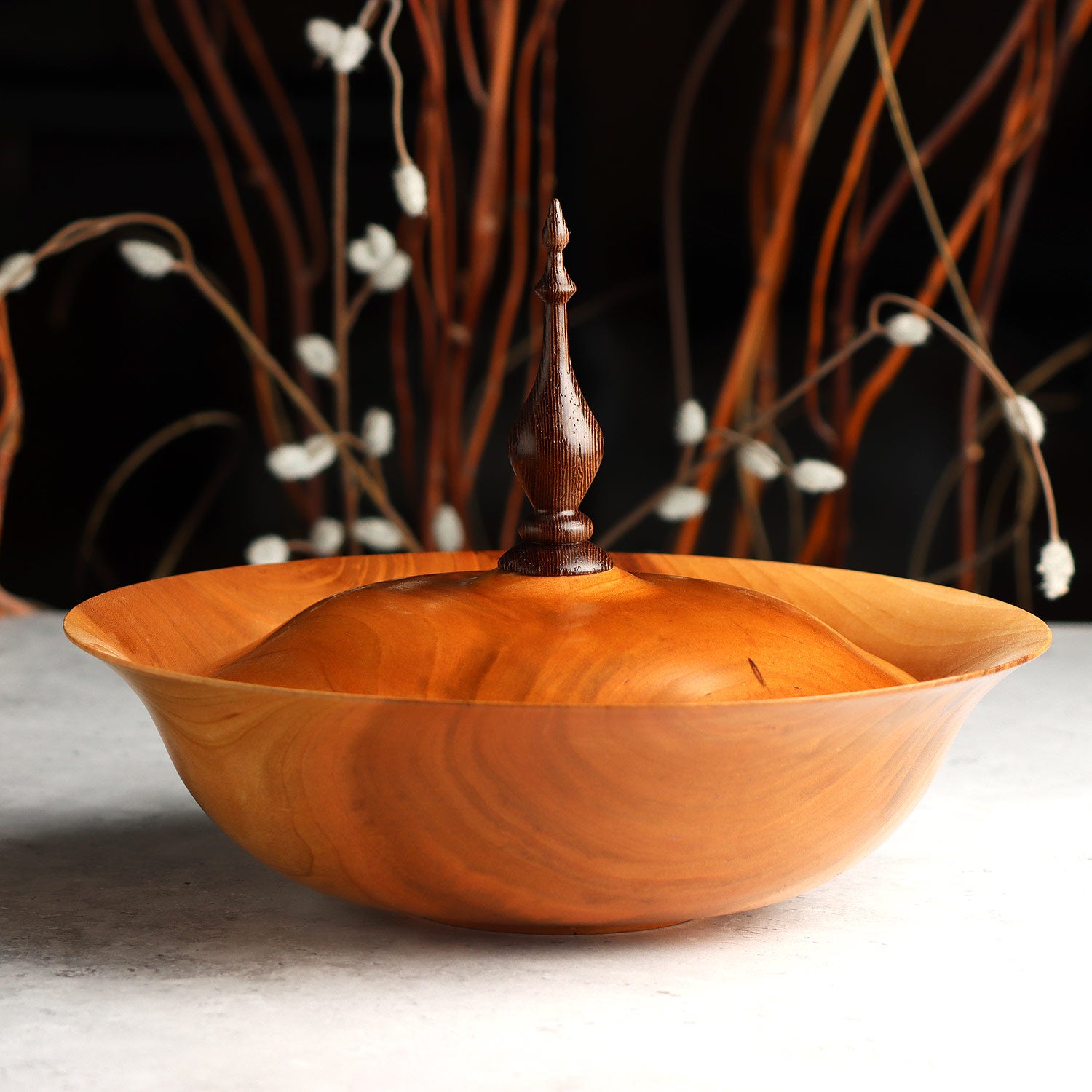 Cherry Lidded Bowl