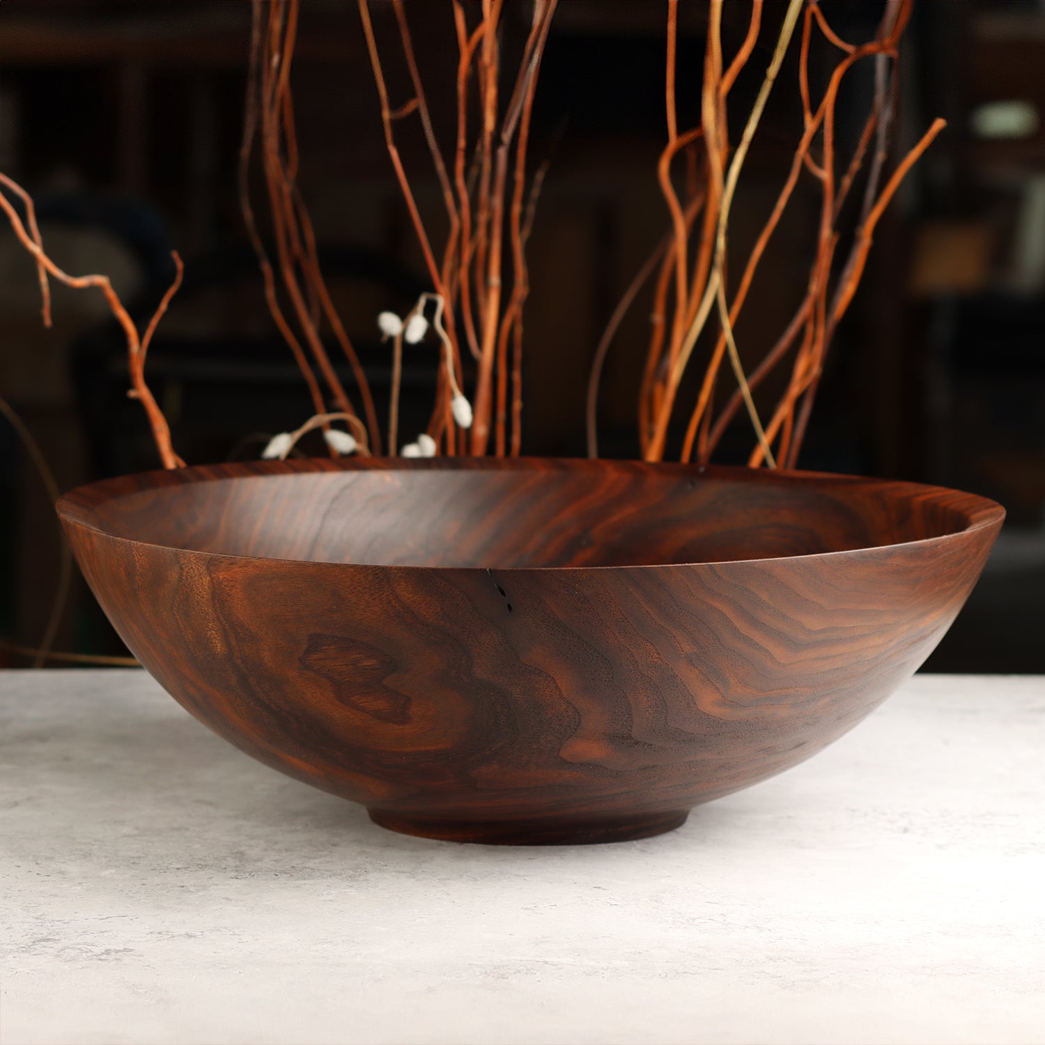 Large Black Walnut Bowl