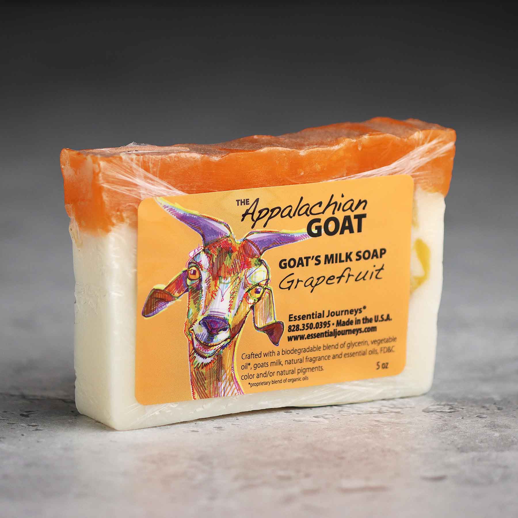 Grapefruit Goat's Milk Soap Slice