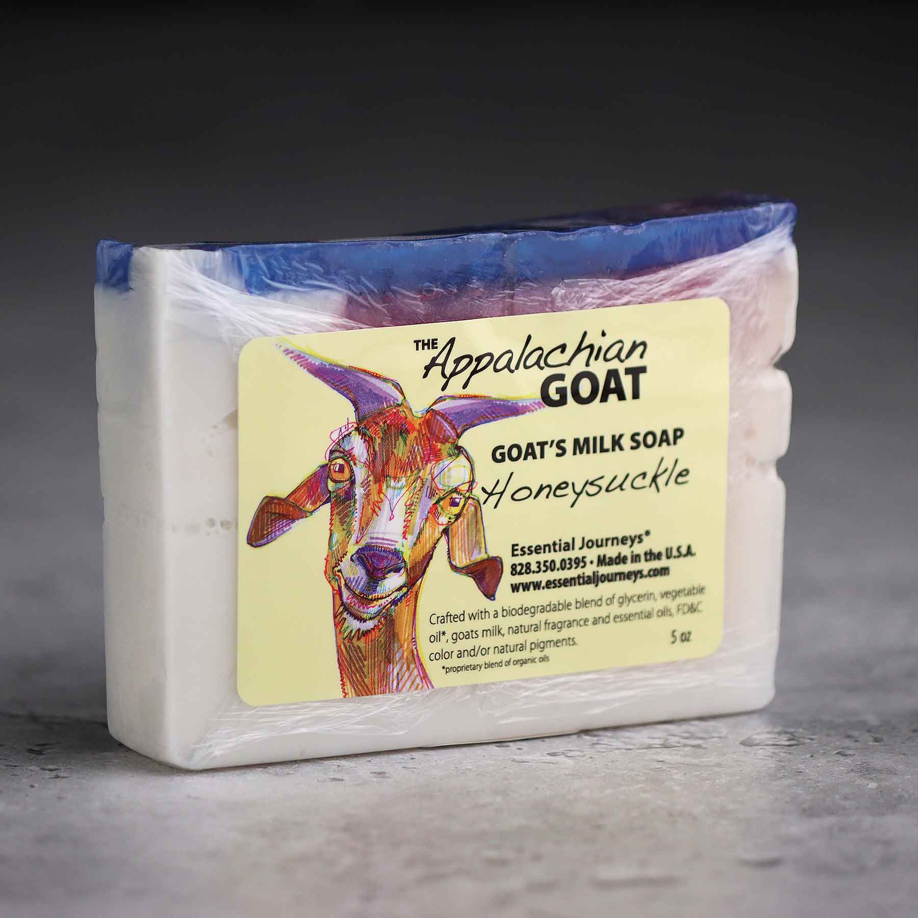 Honeysuckle Goat's Milk Soap Slice