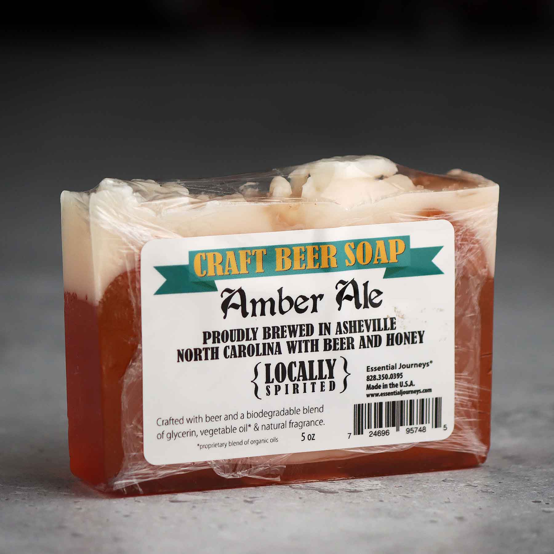 Amber Ale Craft Beer Soap Slice