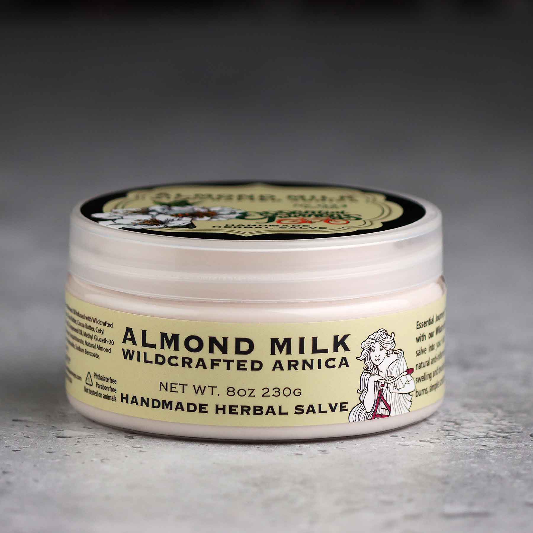 Almond Milk Arnica Herbal Salve 8oz