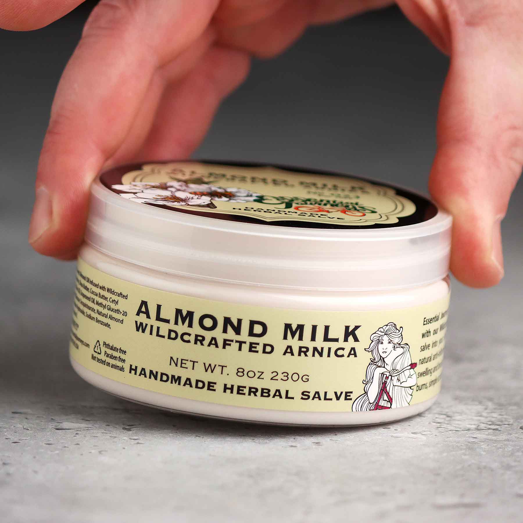 Almond Milk Arnica Herbal Salve 8oz