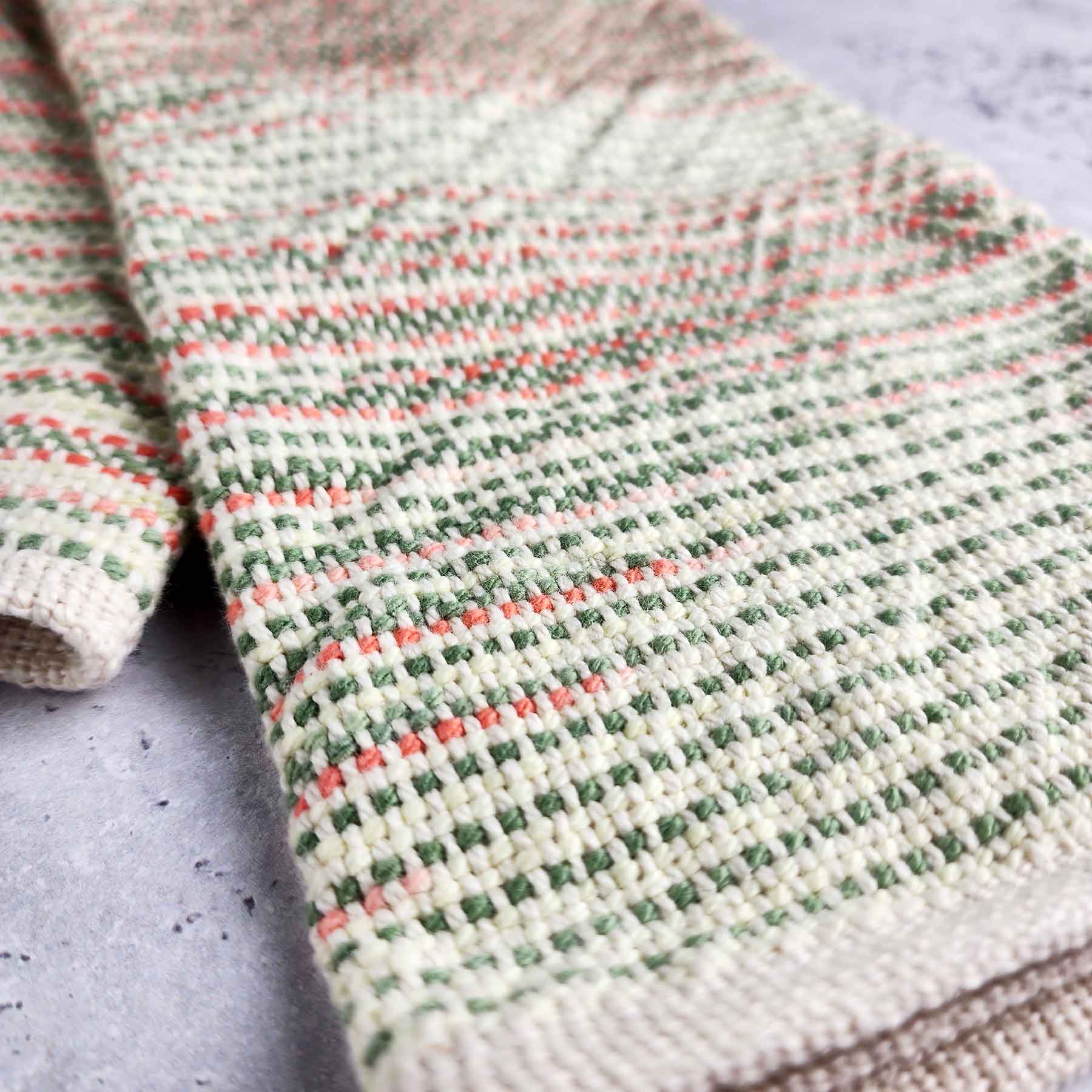 Handmade Towel: Ombre Pink