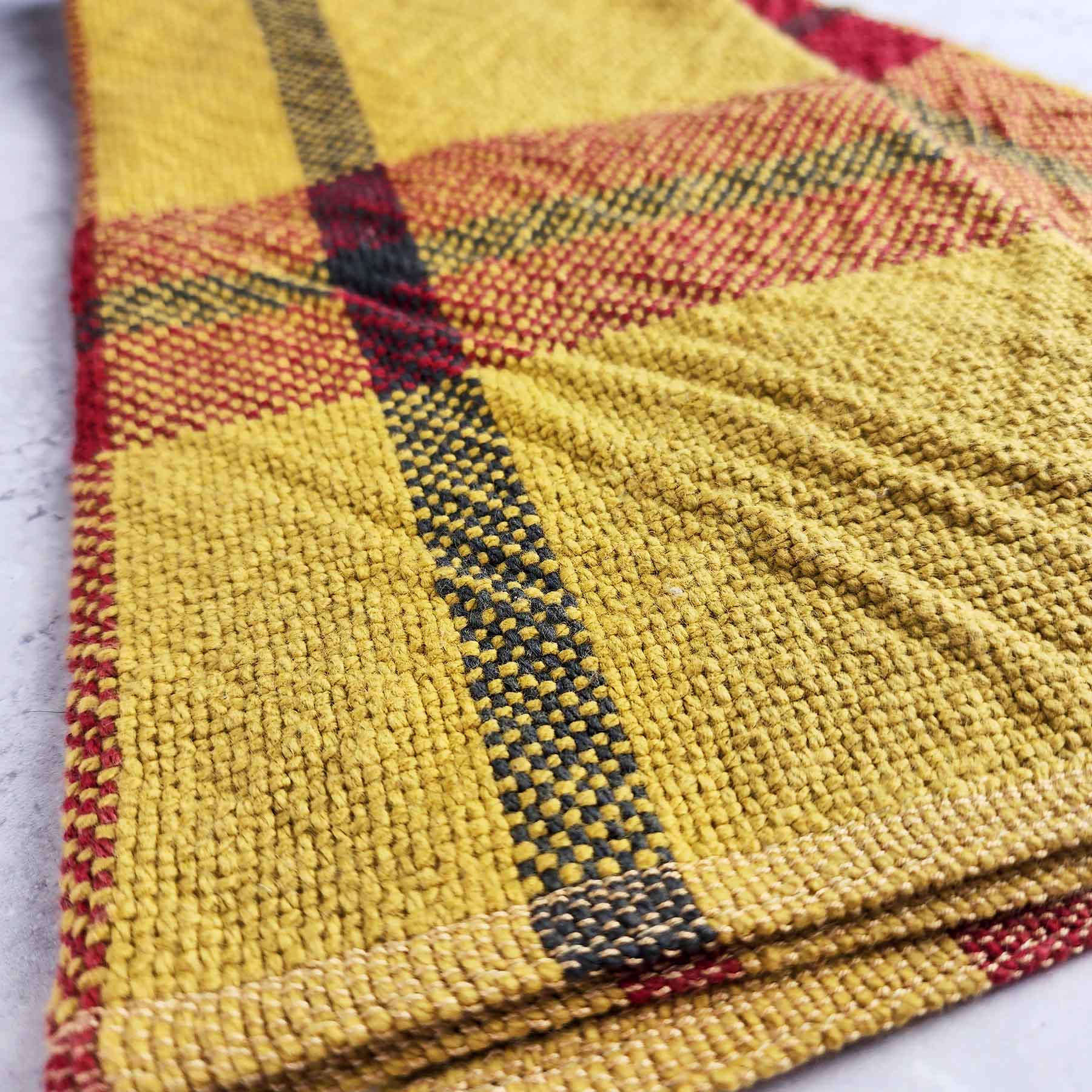 Golden-Yellow Handmade Towel