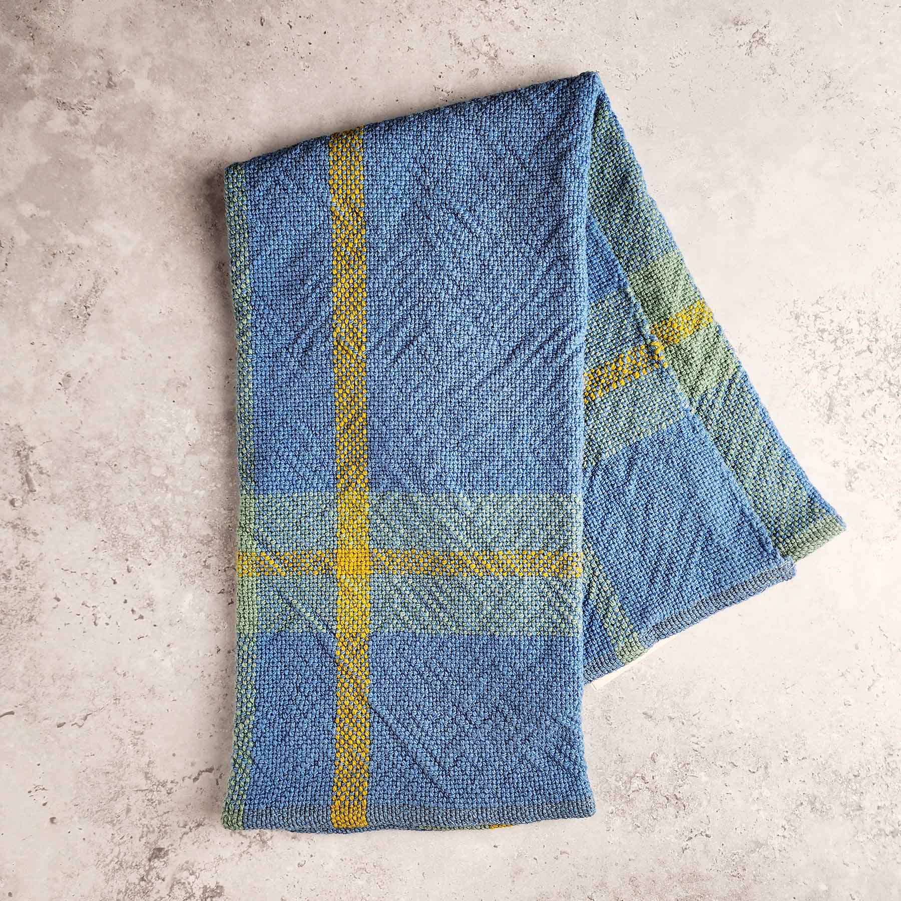 Cornflower Blue Handmade Towel