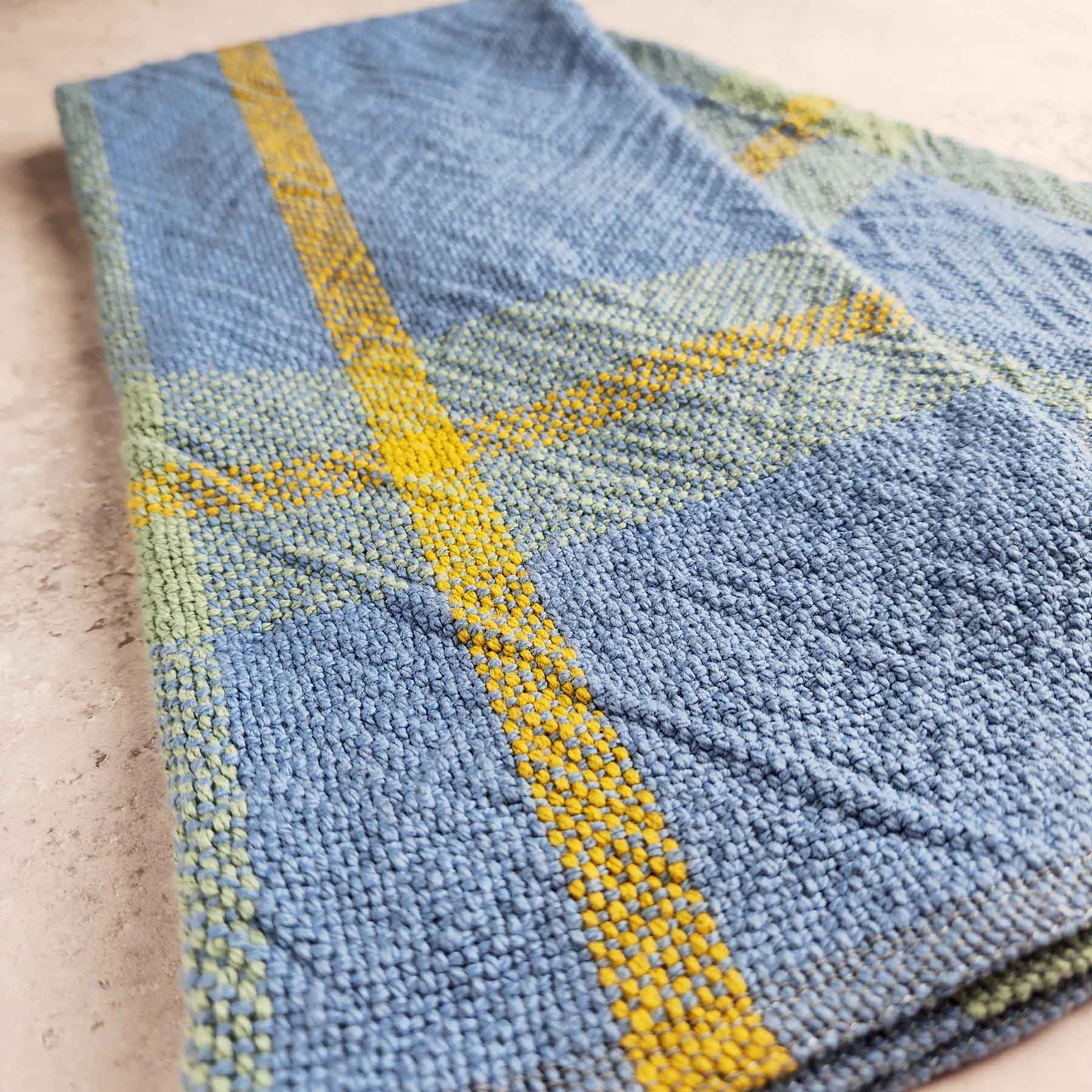 Cornflower Blue Handmade Towel